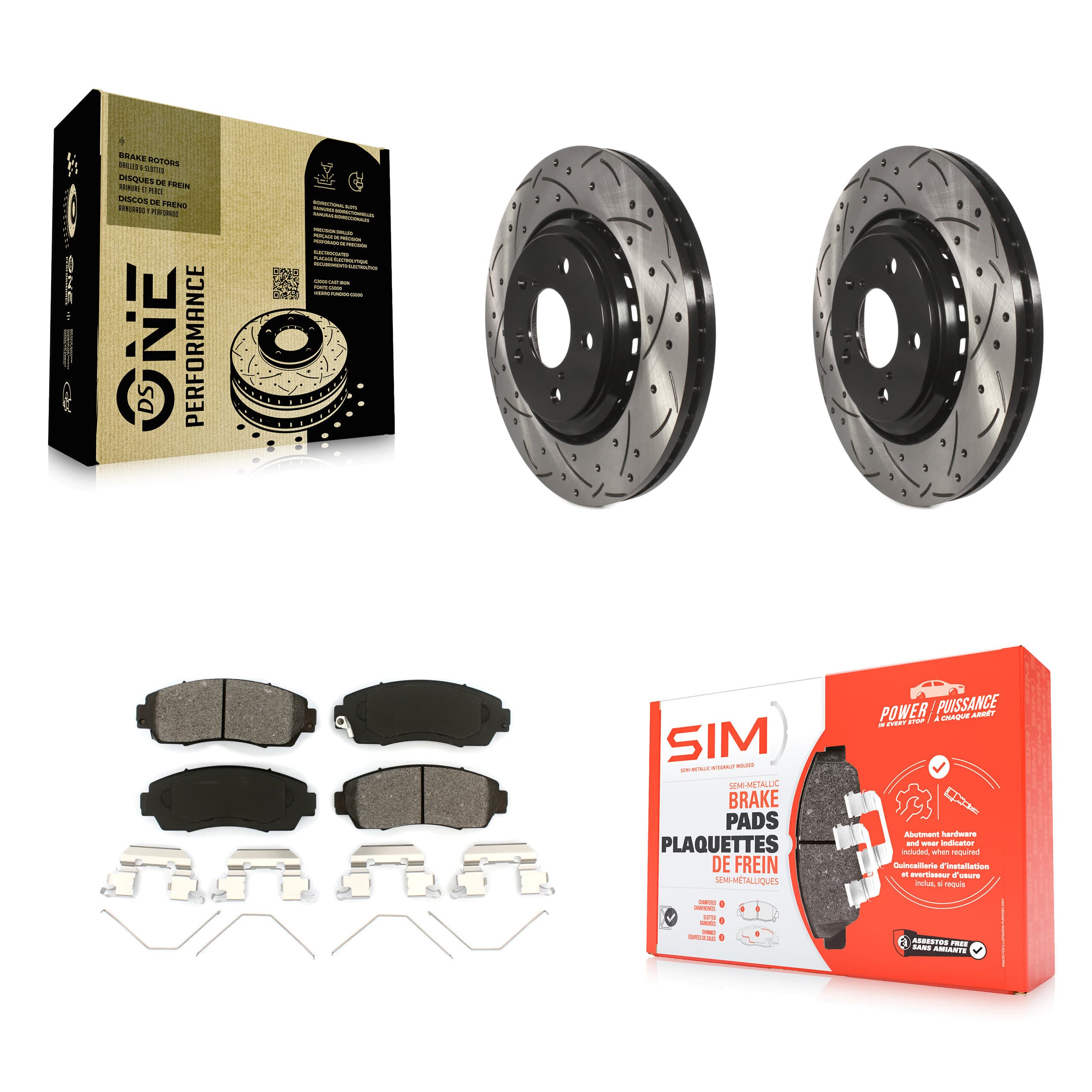 Transit Auto - KDS-100151 - Front Disc Brake Kits image 1