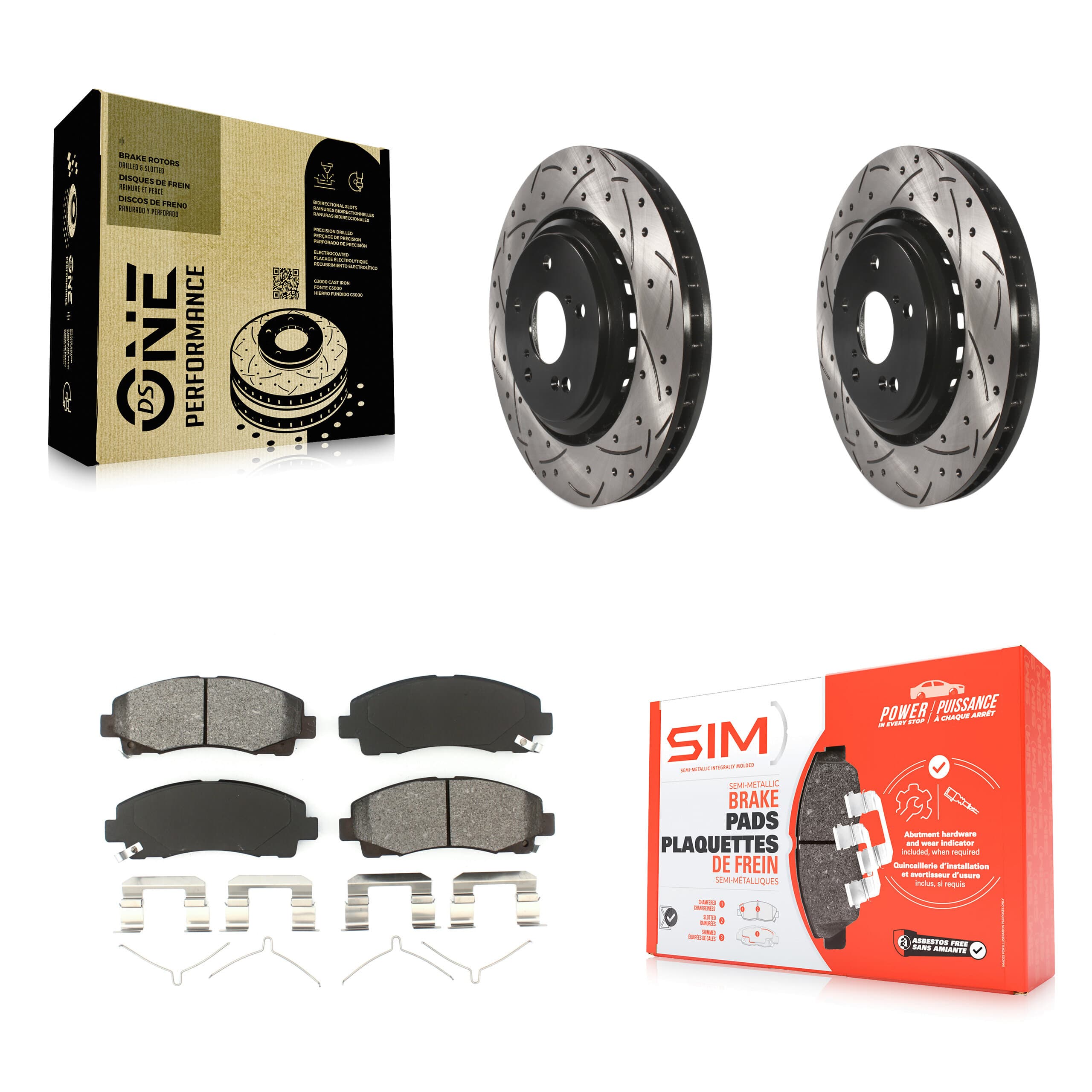 Transit Auto - KDS-100155 - Front Disc Brake Kits image 1