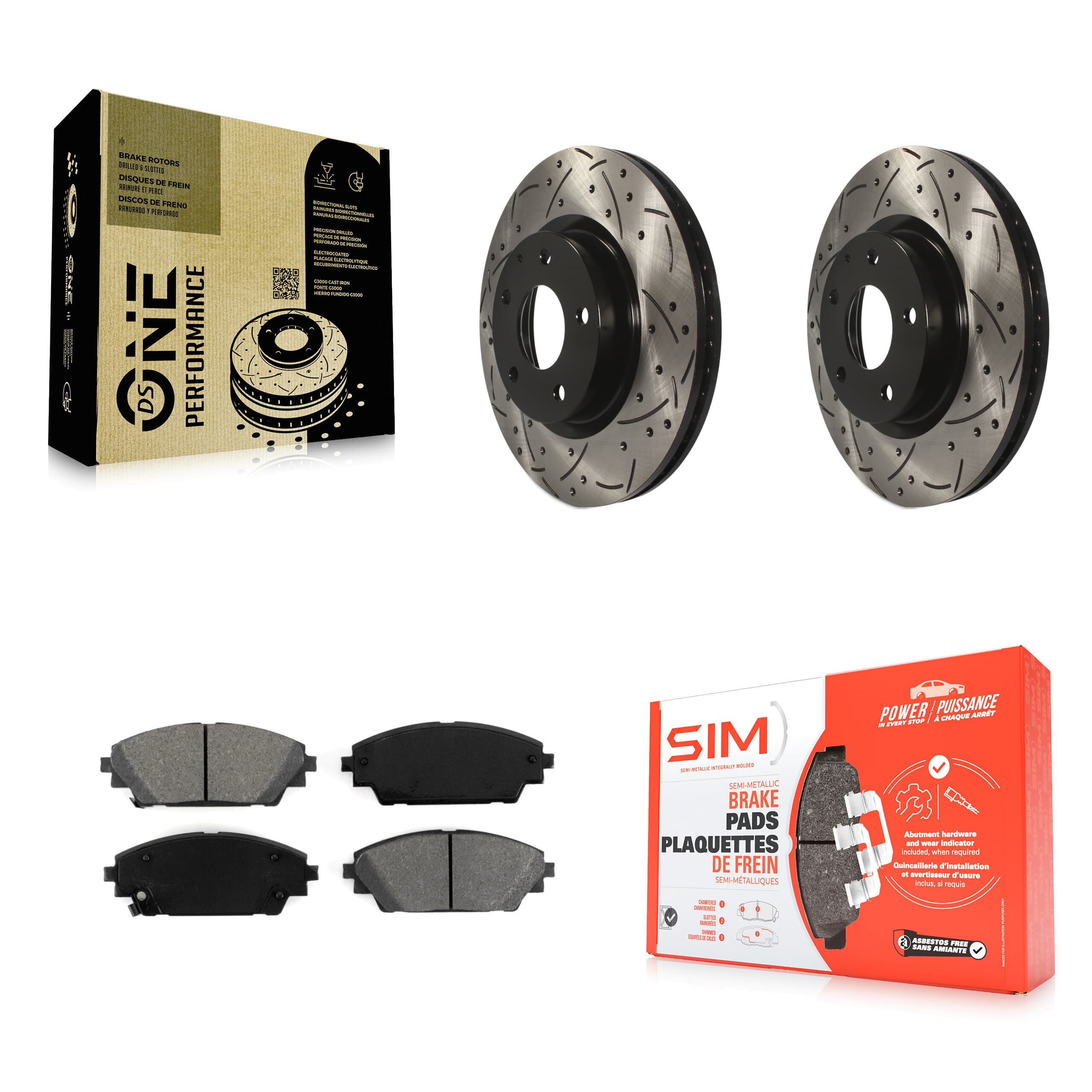 Transit Auto - KDS-100157 - Front Disc Brake Kits image 1