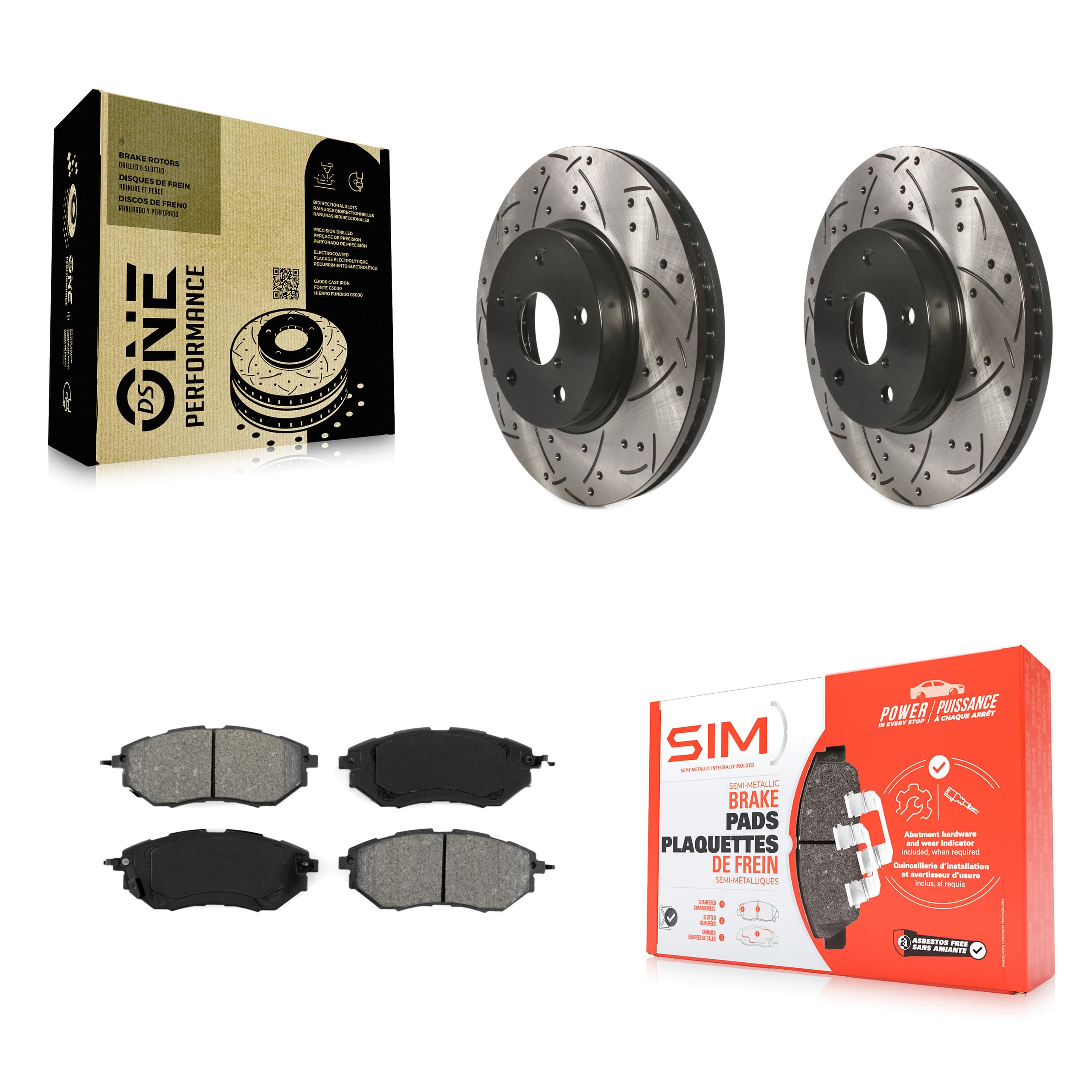 Transit Auto - KDS-100167 - Front Disc Brake Kits image 1