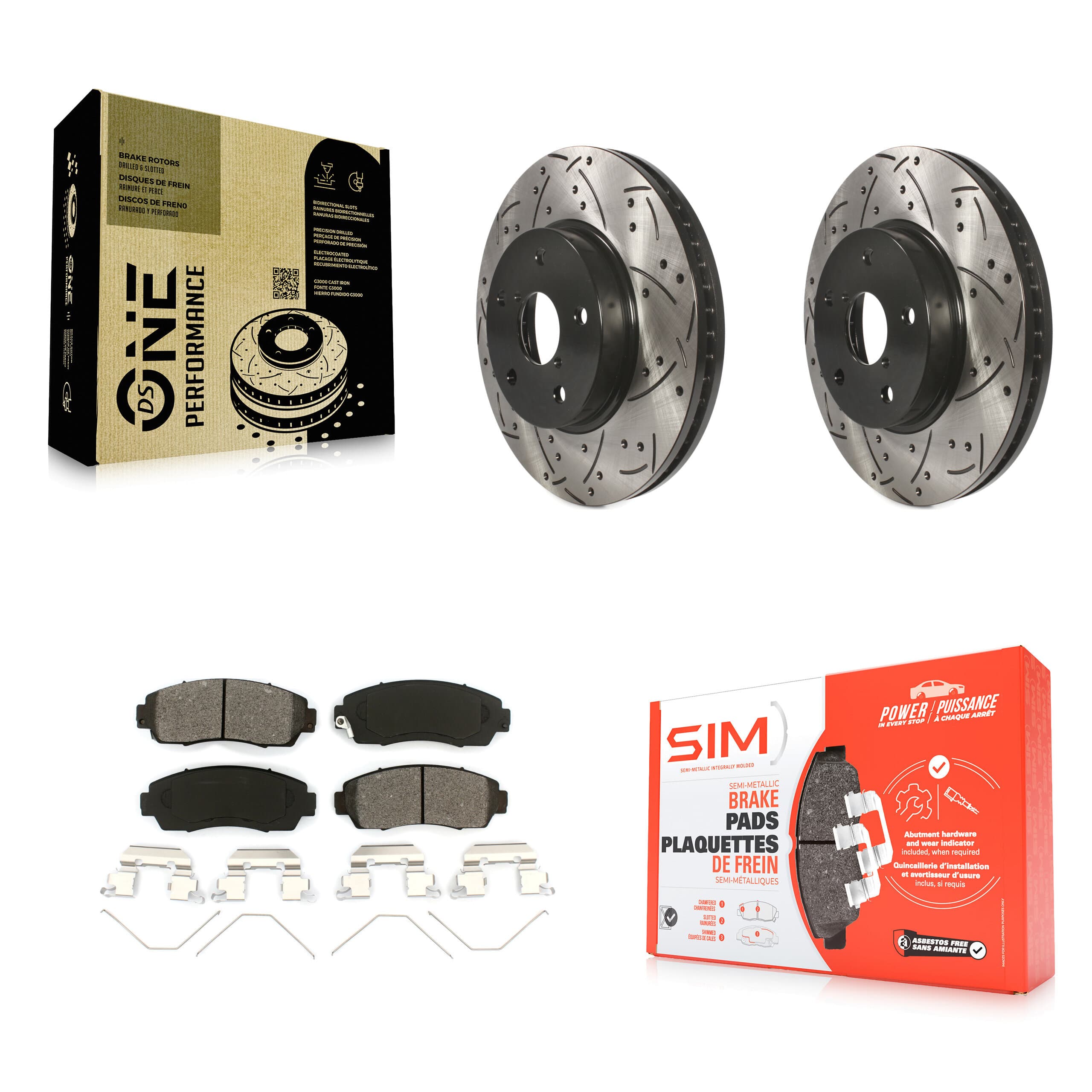 Transit Auto - KDS-100168 - Front Disc Brake Kits image 1