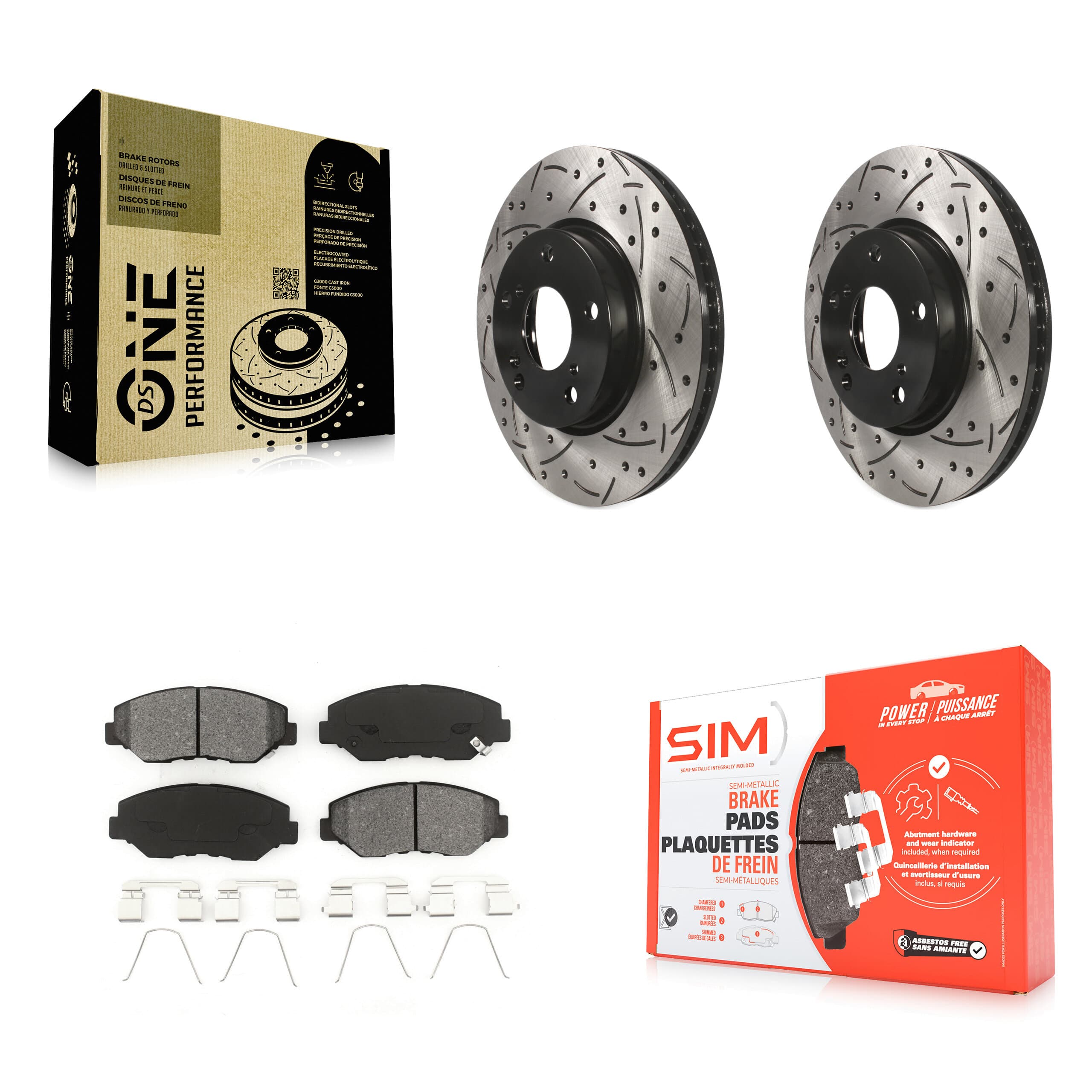 Transit Auto - KDS-100169 - Front Disc Brake Kits image 1