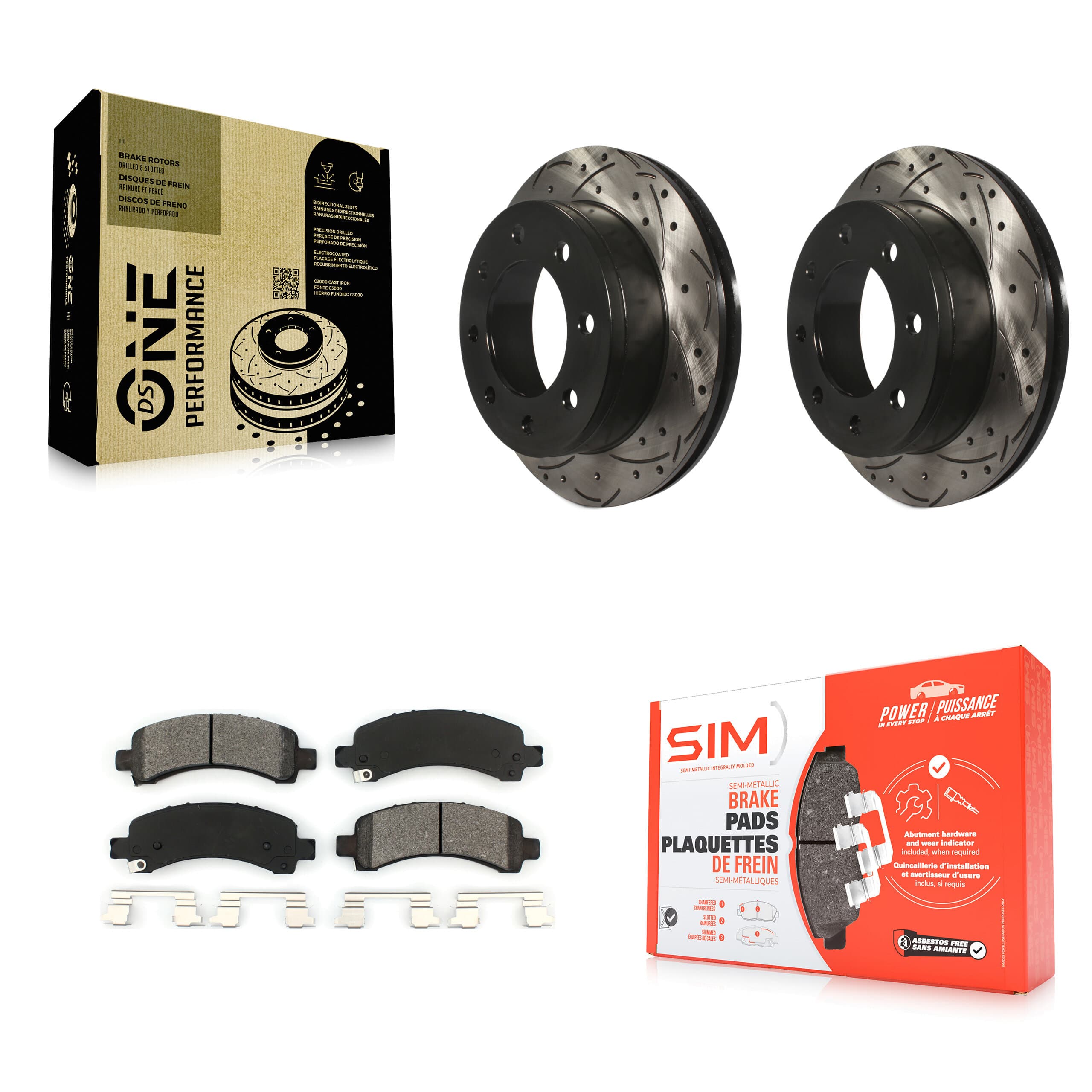 Transit Auto - KDS-100378 - Rear Disc Brake Kits image 1