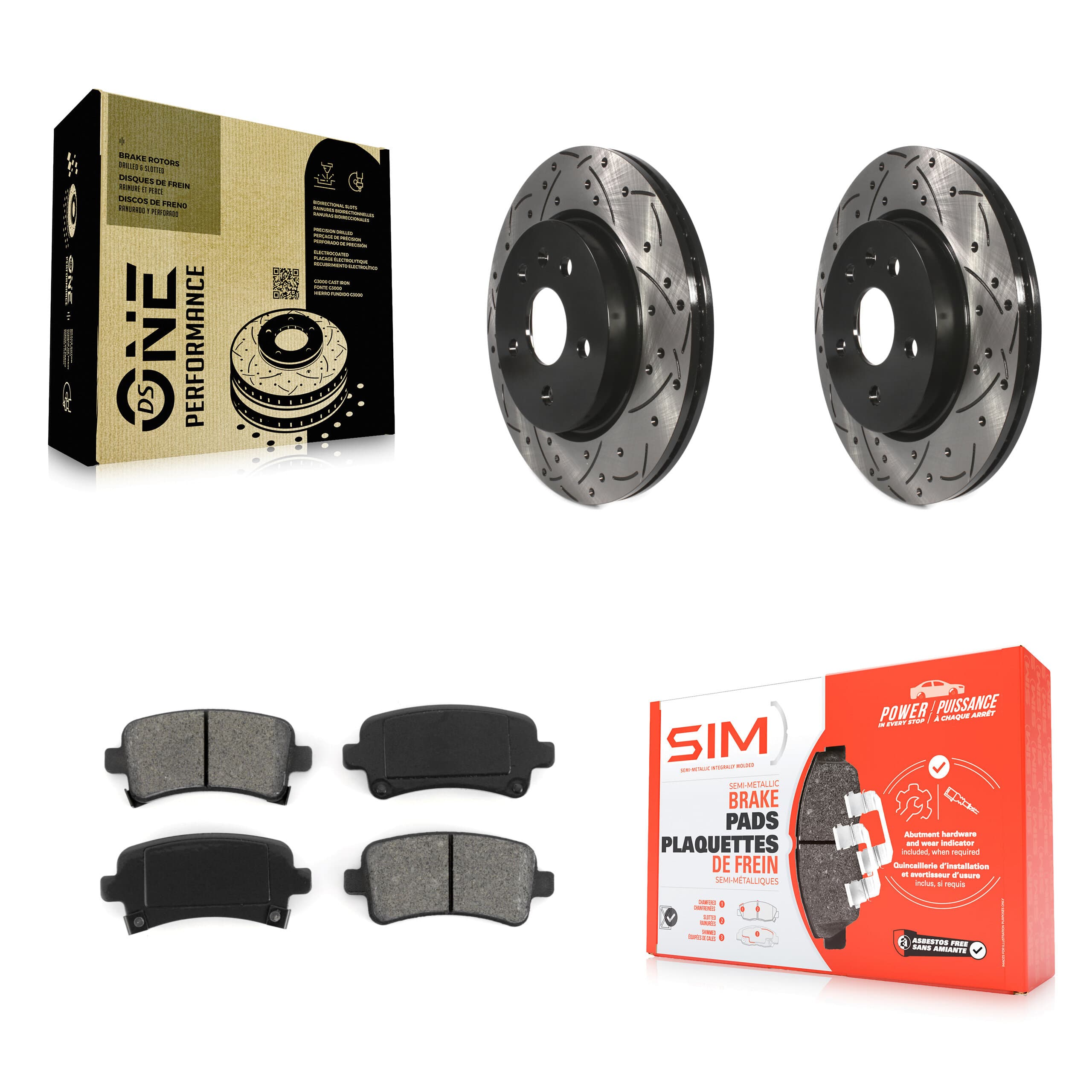Transit Auto - KDS-100388 - Rear Disc Brake Kits image 1