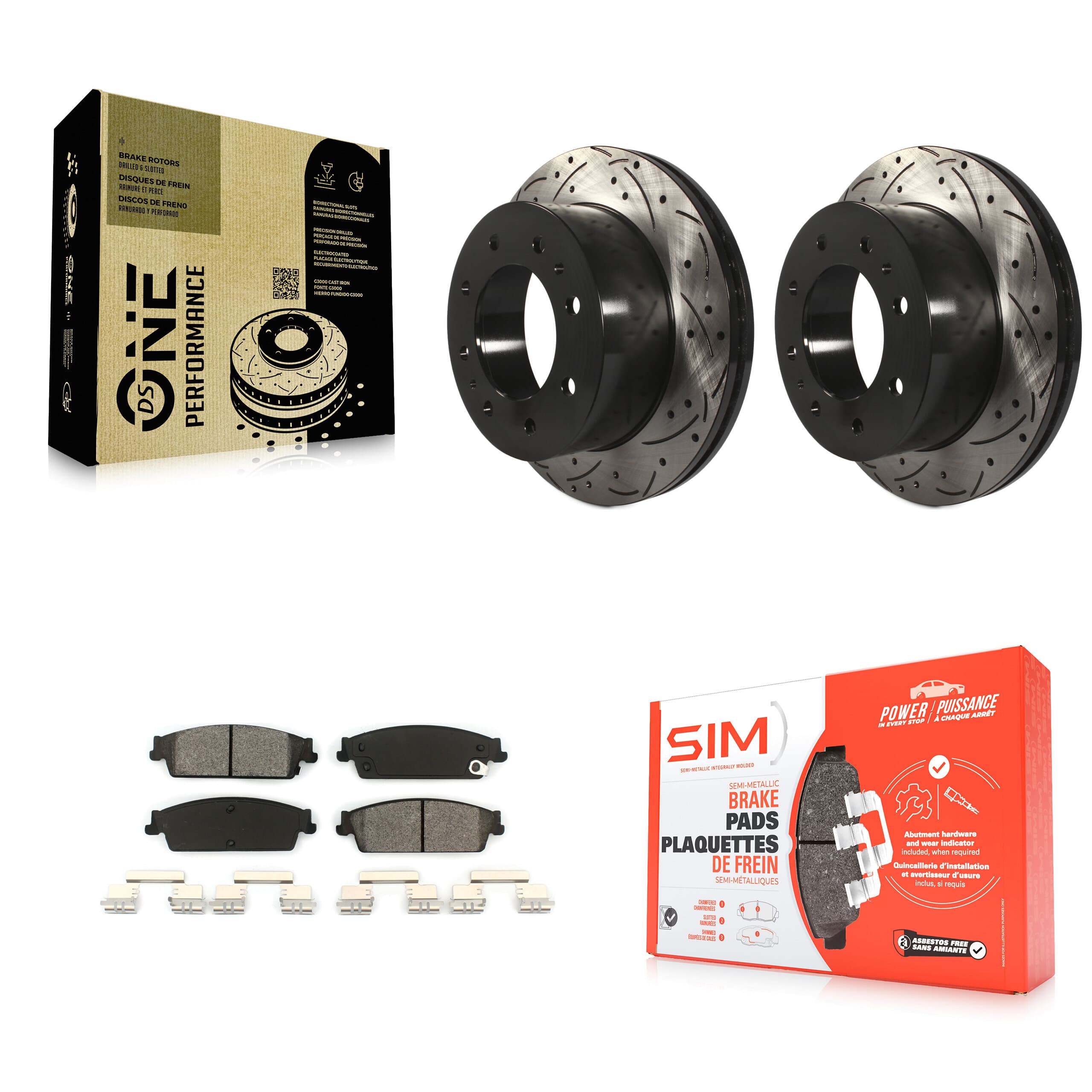 Transit Auto - KDS-100389 - Rear Disc Brake Kits image 1