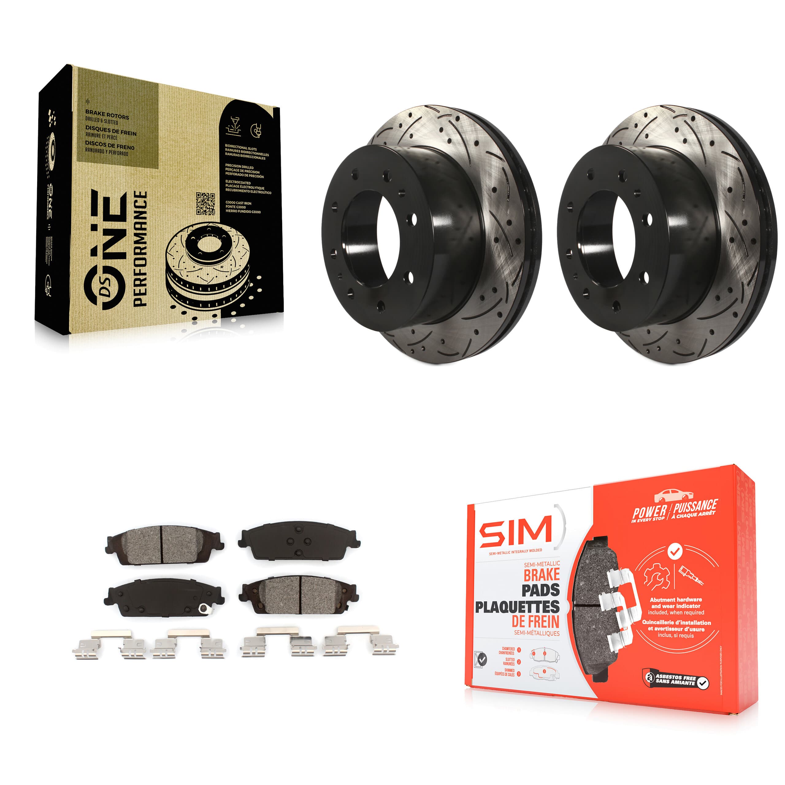 Transit Auto - KDS-100391 - Rear Disc Brake Kits image 1