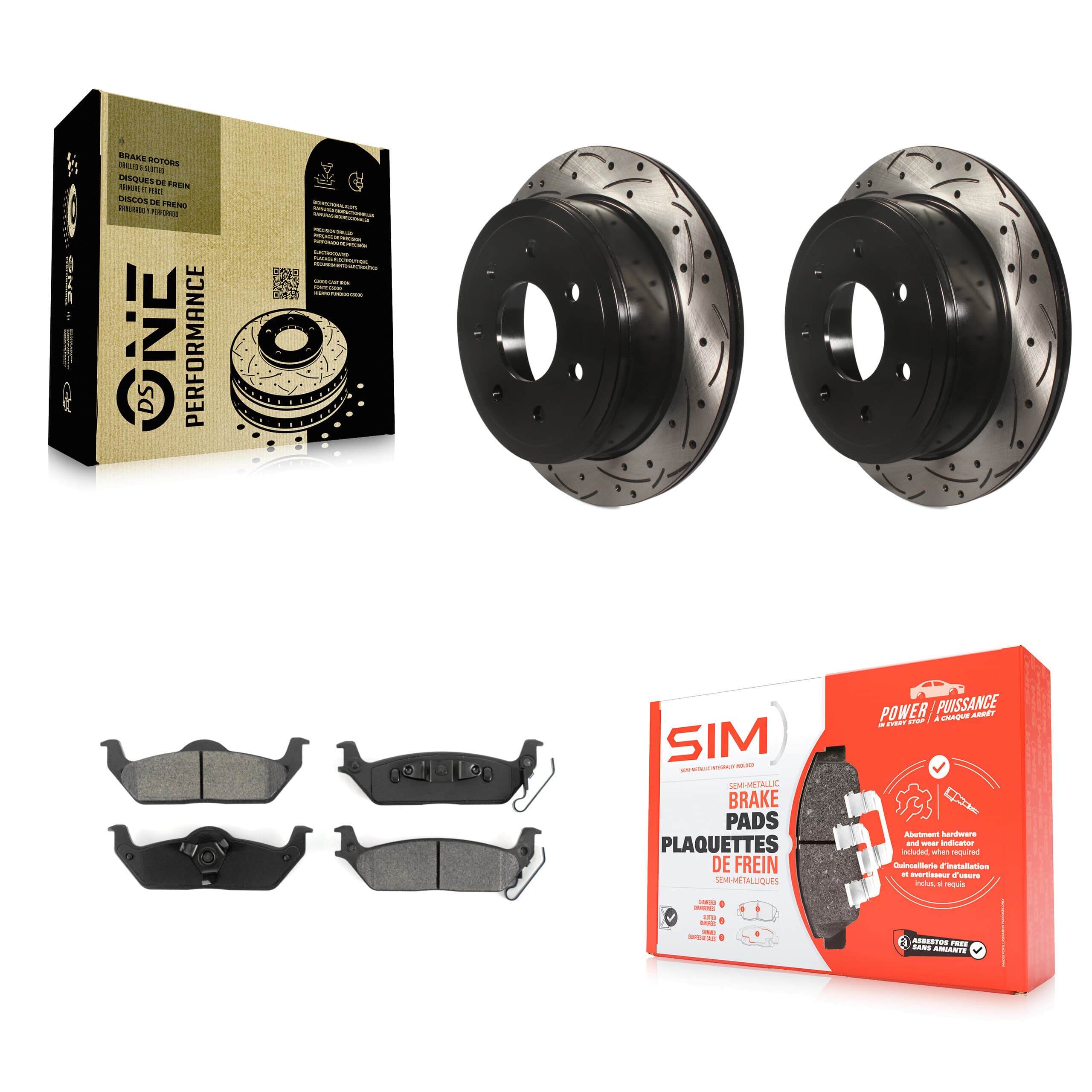 Transit Auto - KDS-100394 - Rear Disc Brake Kits image 1