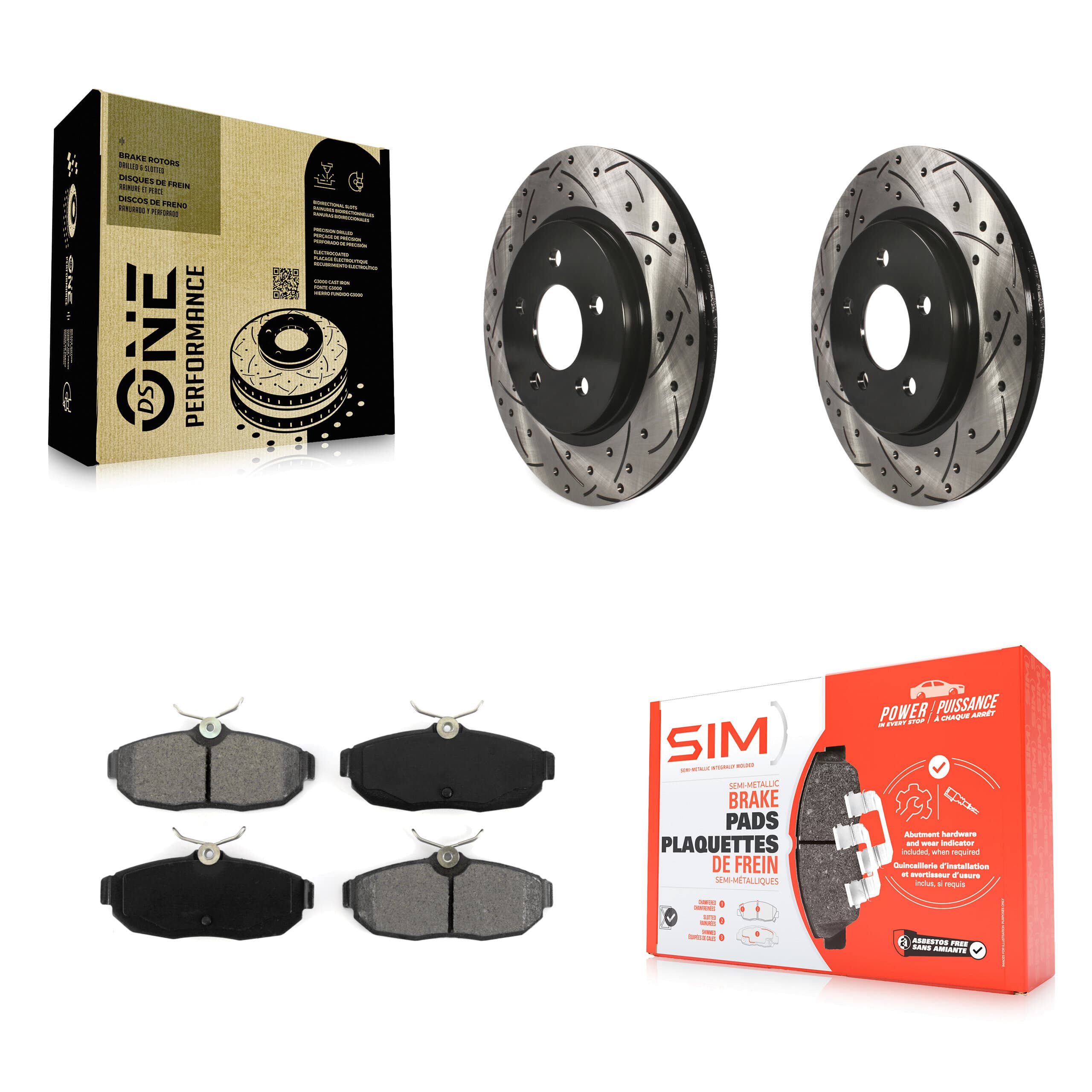 Transit Auto - KDS-100395 - Rear Disc Brake Kits image 1
