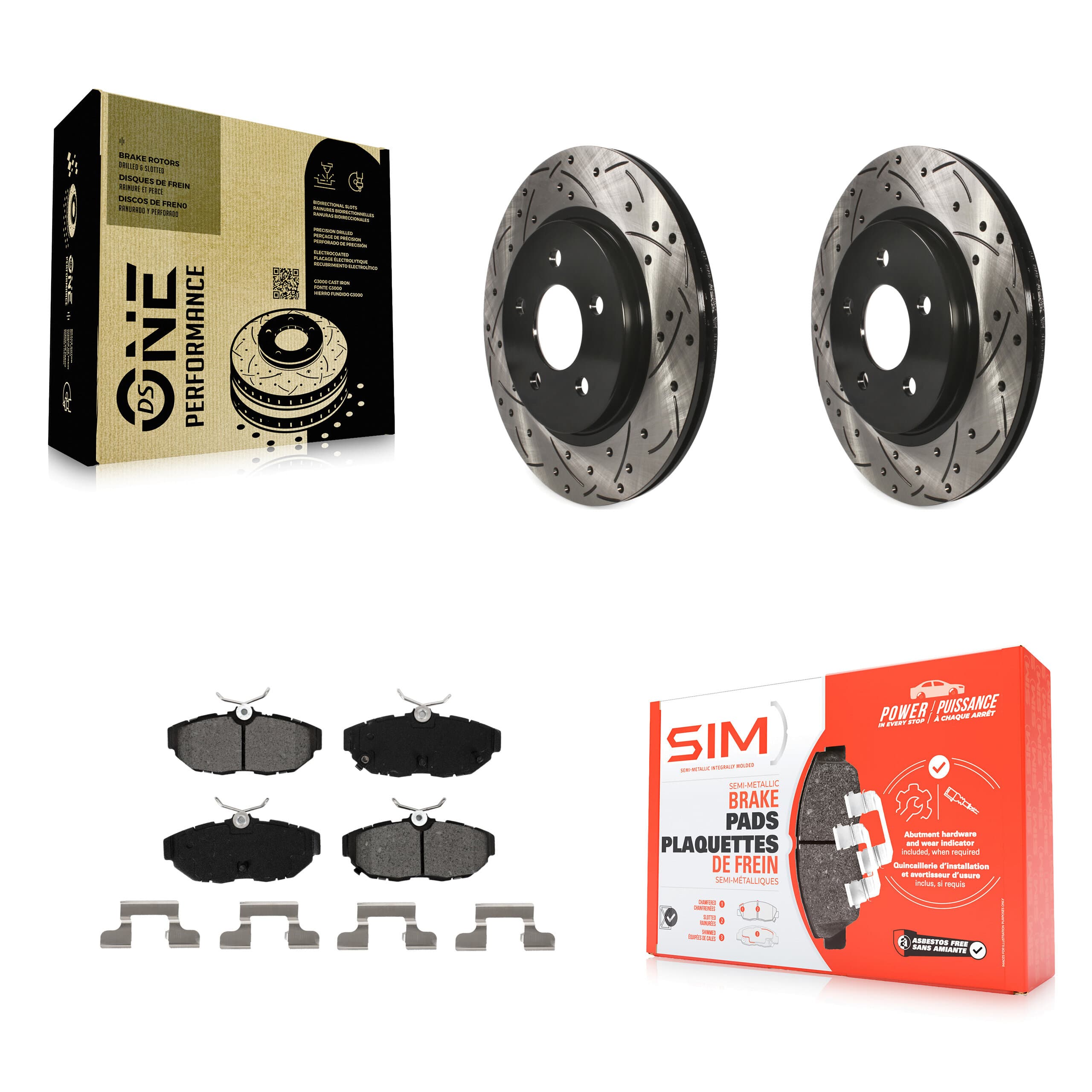 Transit Auto - KDS-100396 - Rear Disc Brake Kits image 1