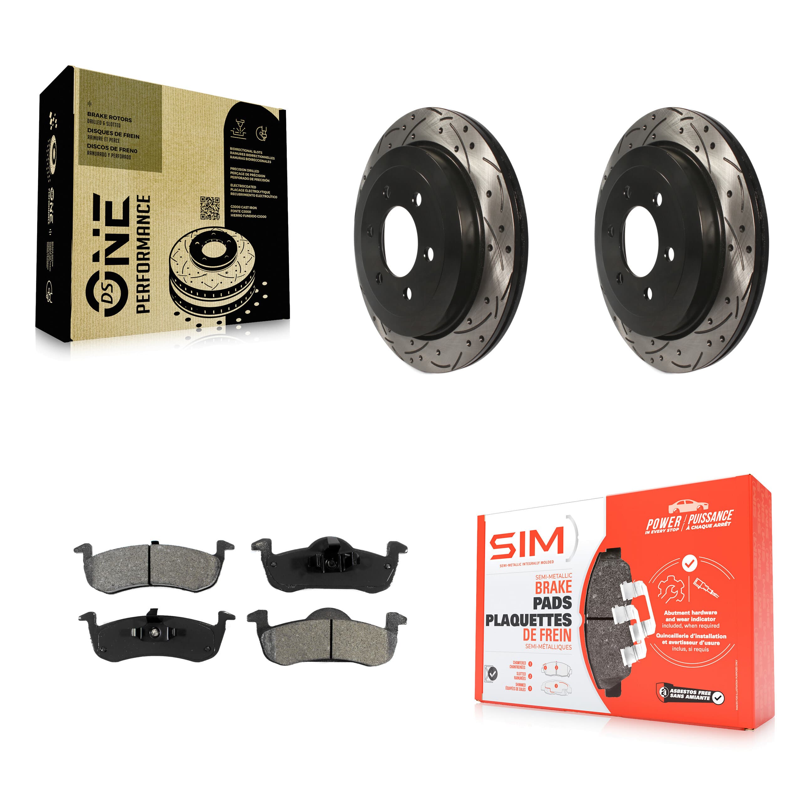 Transit Auto - KDS-100403 - Rear Disc Brake Kits image 1