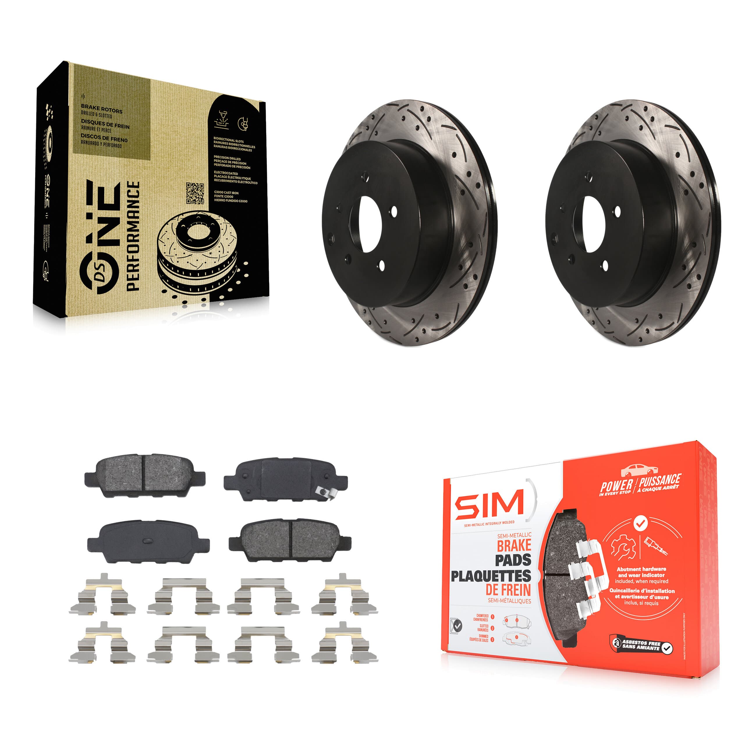 Transit Auto - KDS-100436 - Rear Disc Brake Kits image 1