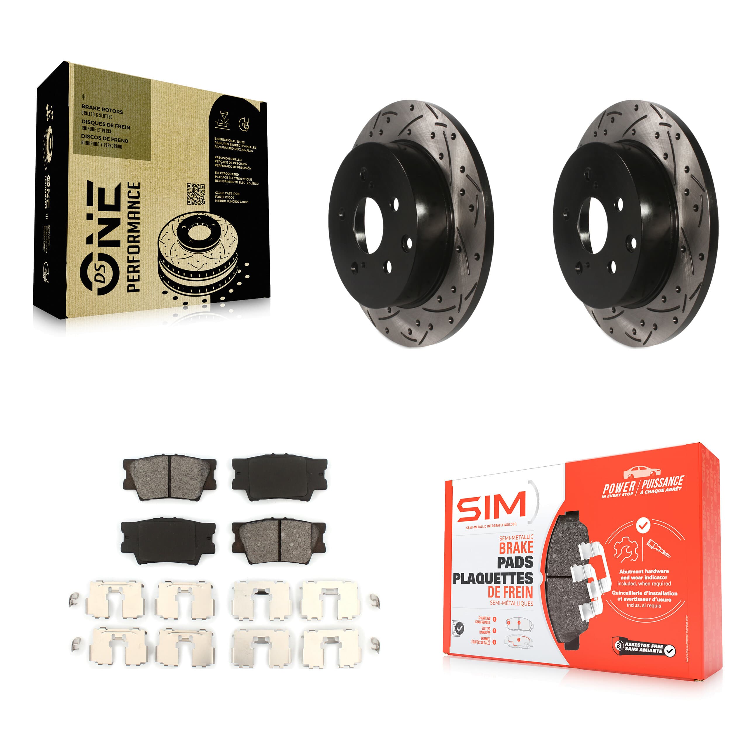 Transit Auto - KDS-100446 - Rear Disc Brake Kits image 1