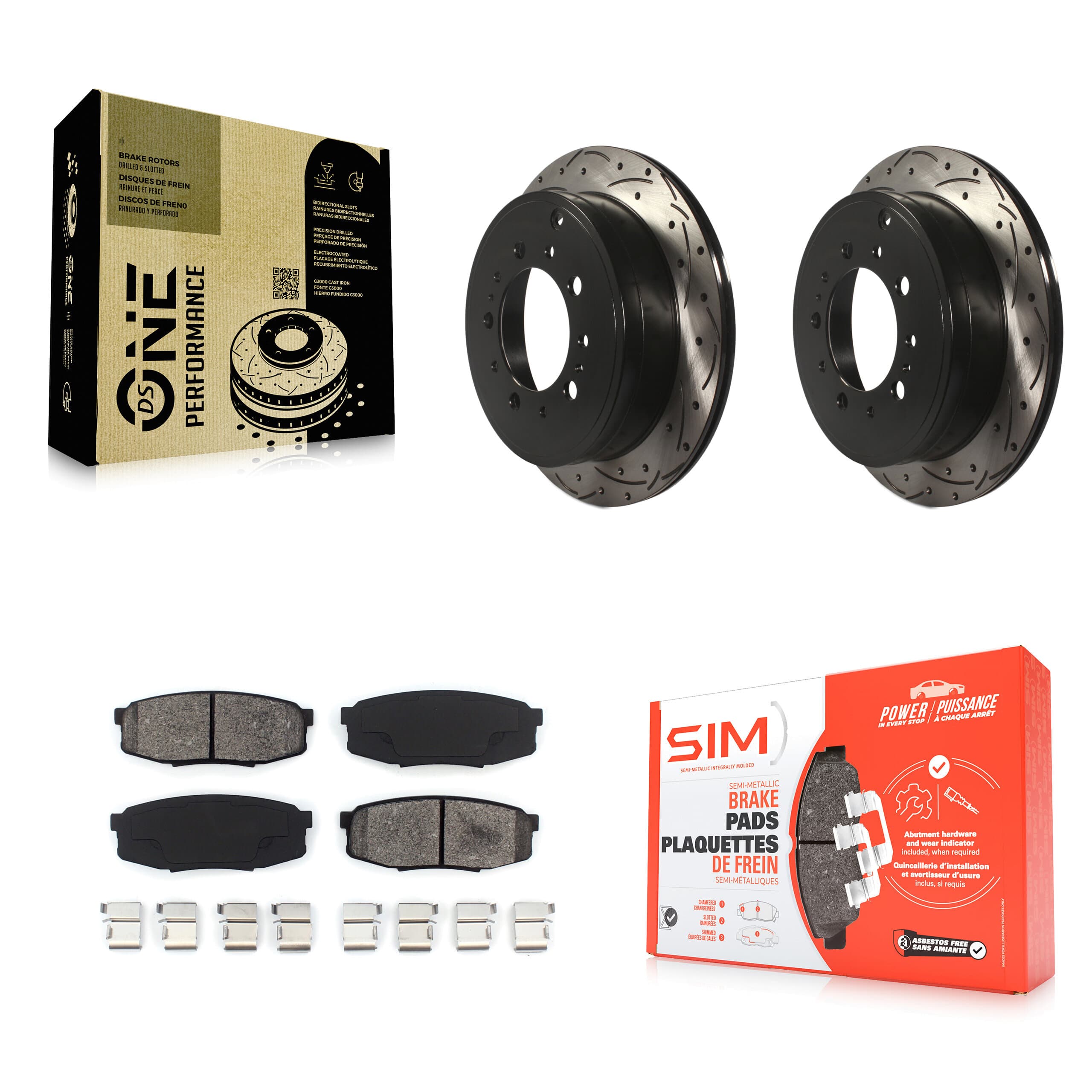Transit Auto - KDS-100453 - Rear Disc Brake Kits image 1