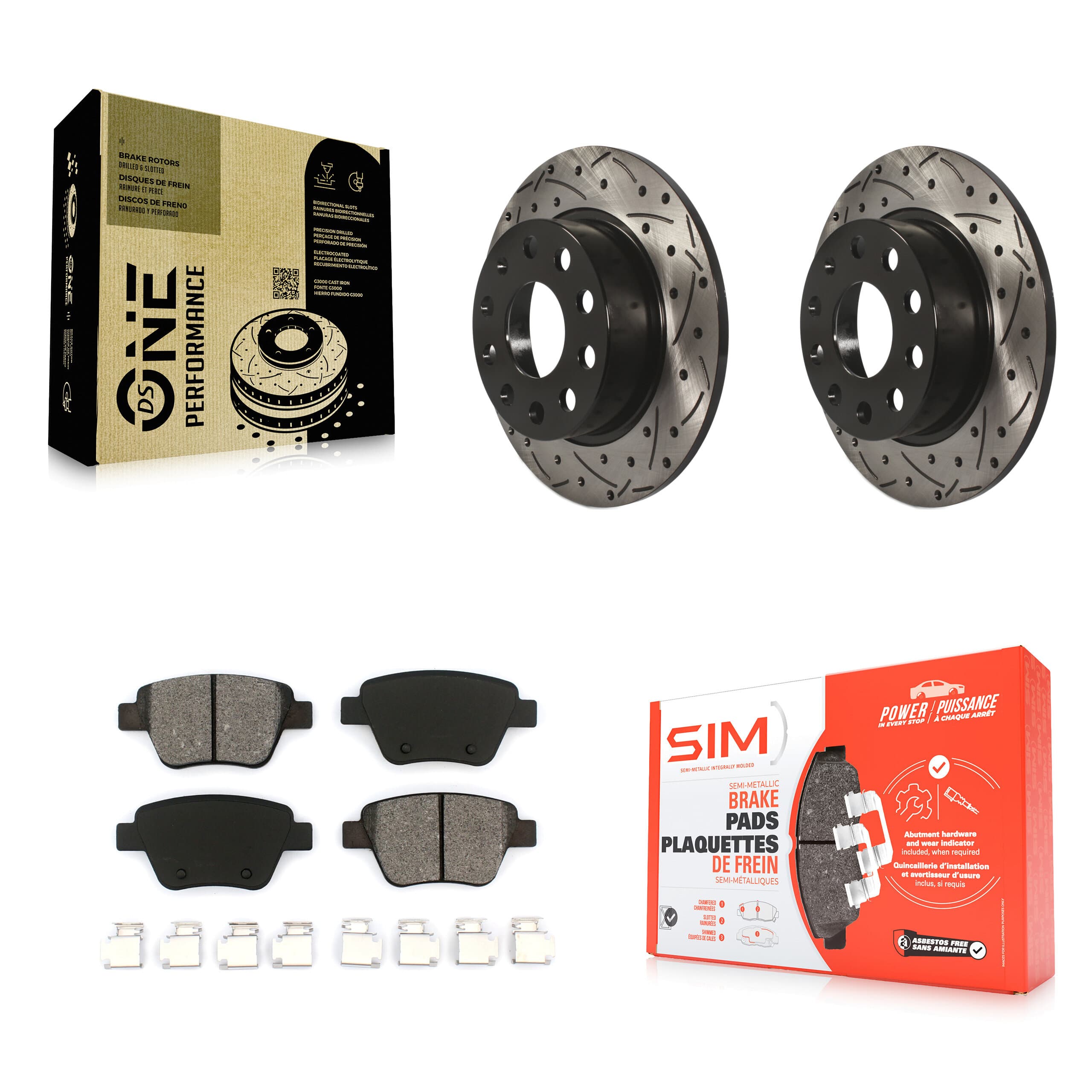 Transit Auto - KDS-100476 - Rear Disc Brake Kits image 1