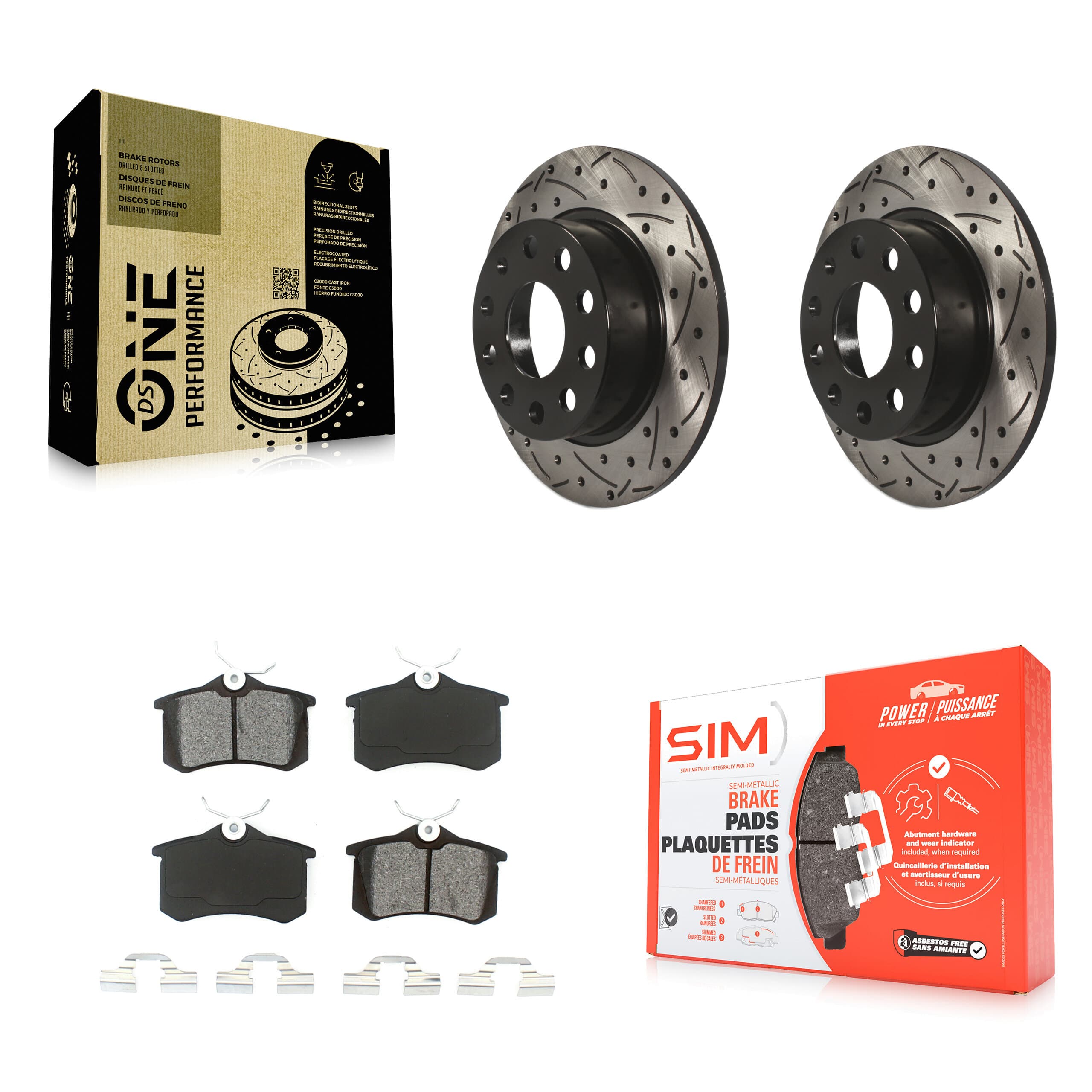 Transit Auto - KDS-100477 - Rear Disc Brake Kits image 1
