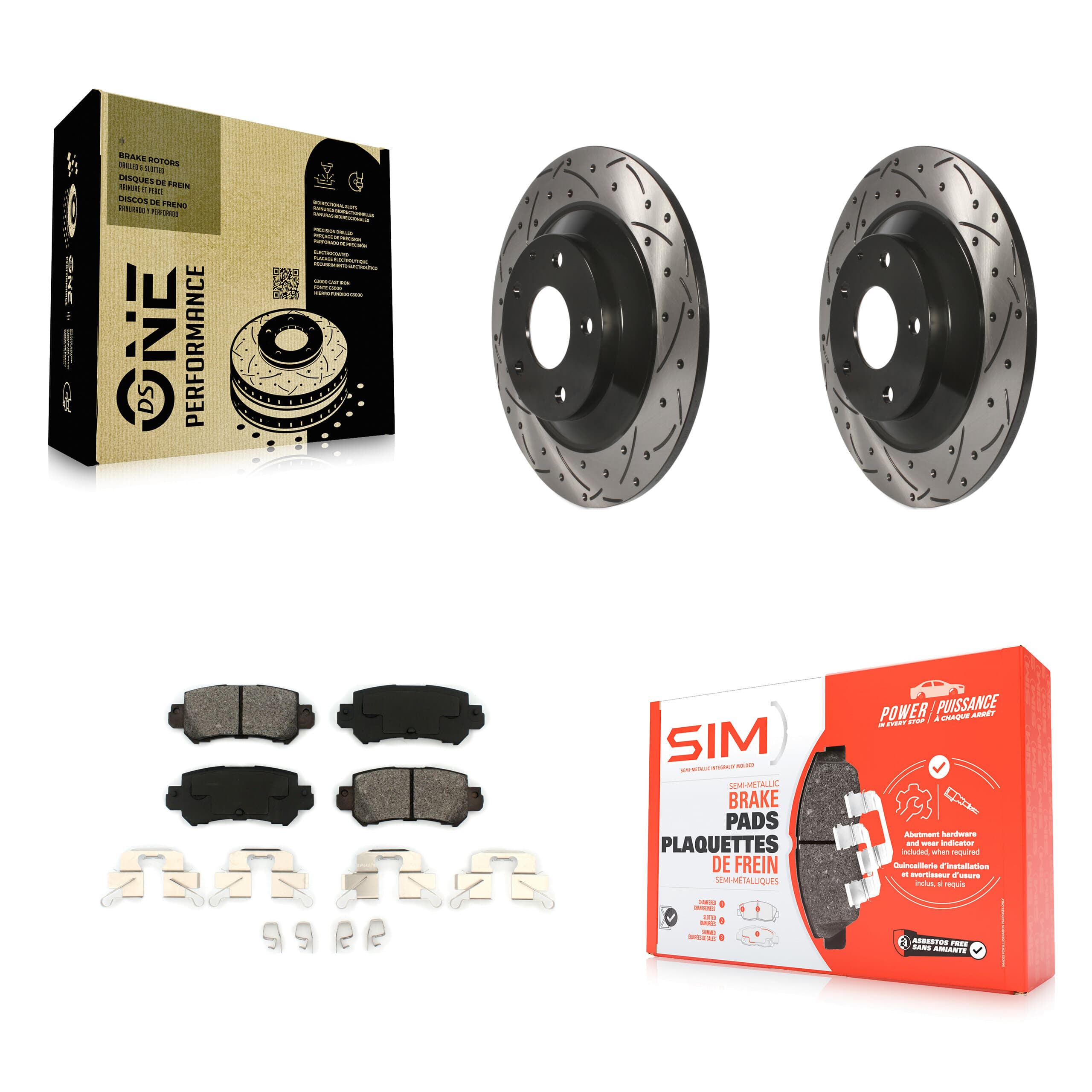 Transit Auto - KDS-100486 - Rear Disc Brake Kits image 1