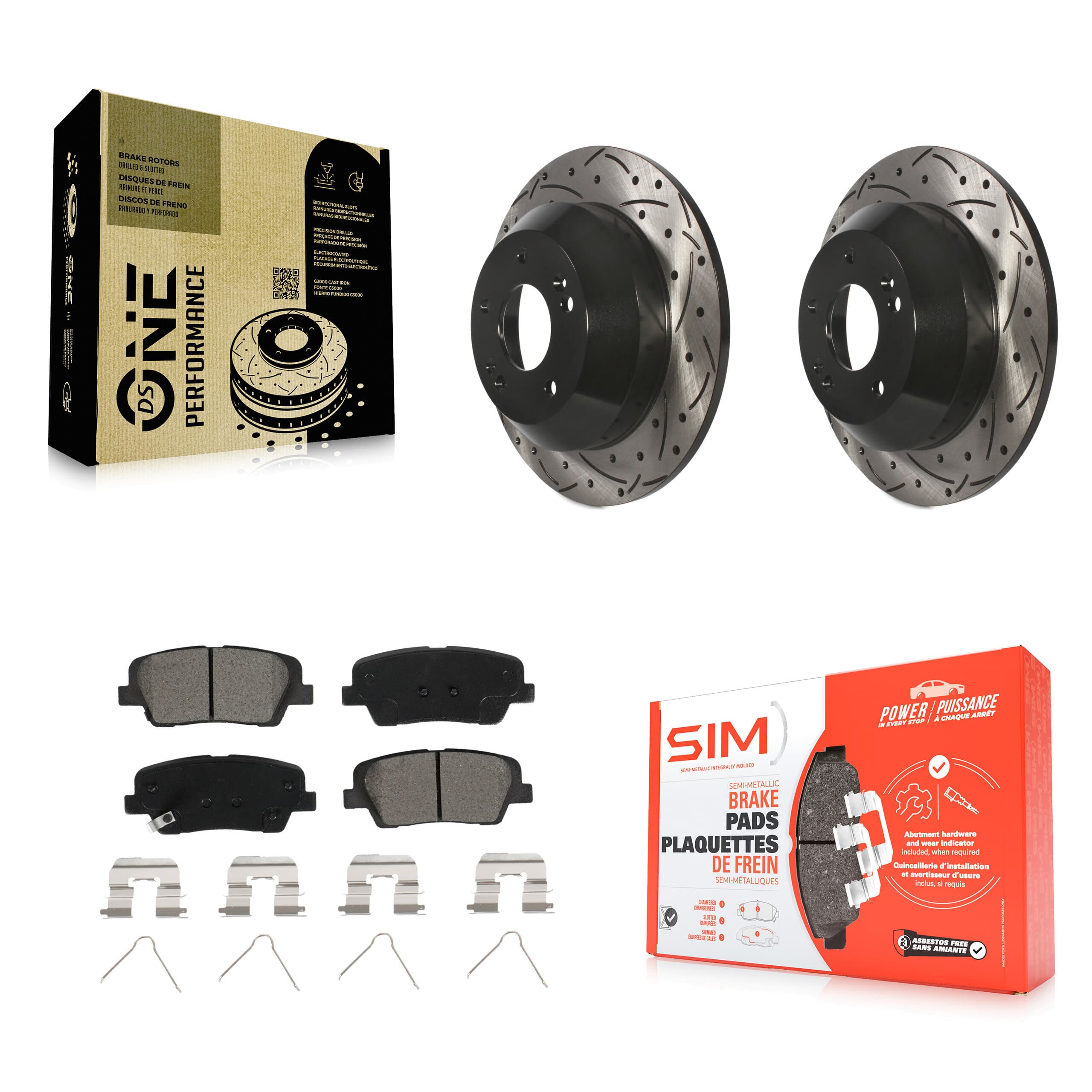 Transit Auto - KDS-100506 - Rear Disc Brake Kits image 1