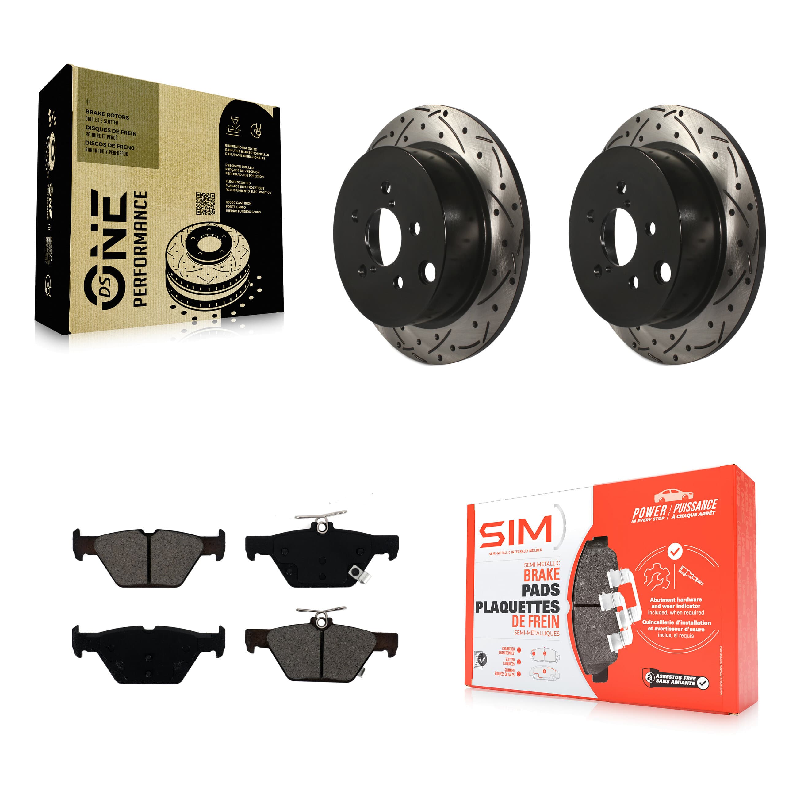 Transit Auto - KDS-100510 - Rear Disc Brake Kits image 1