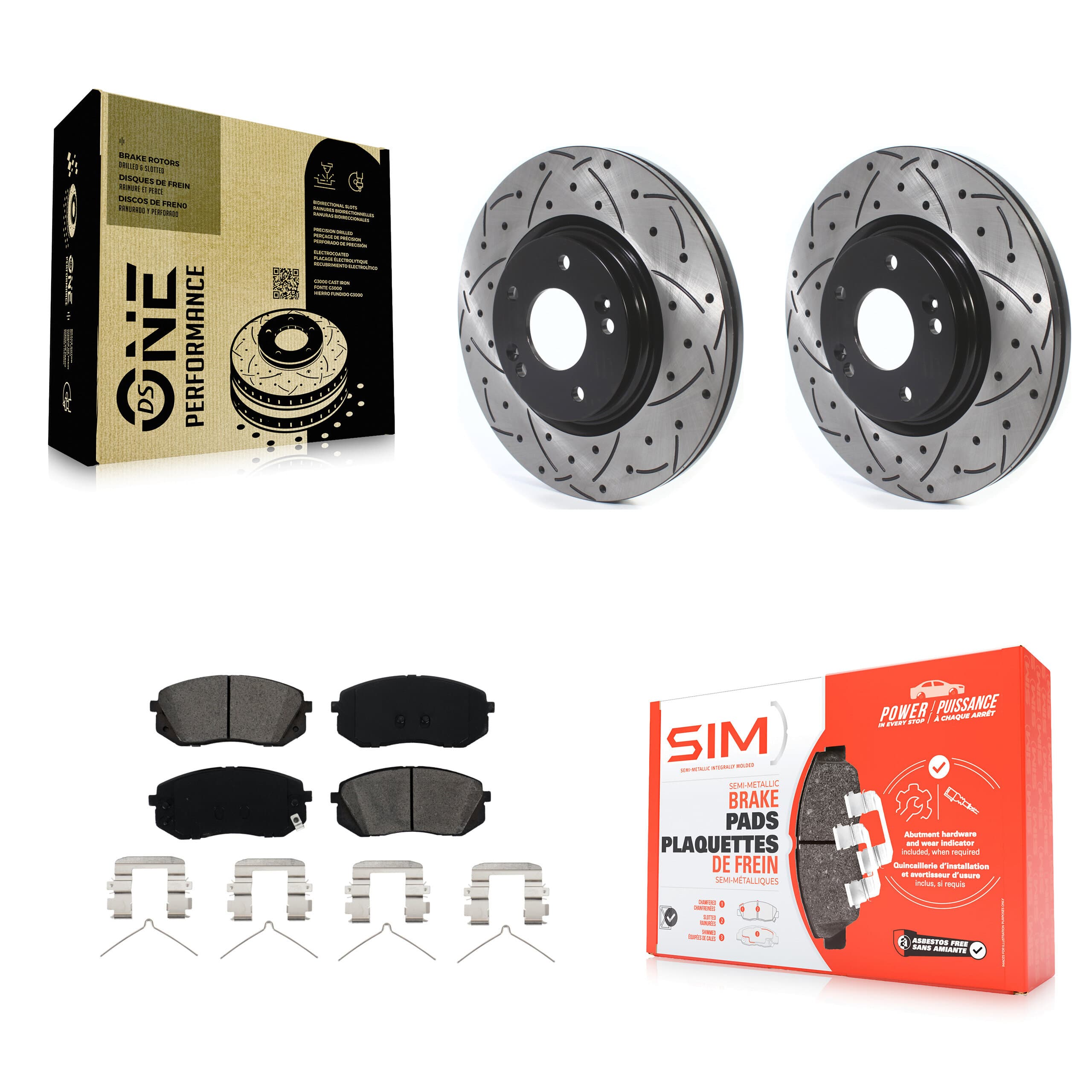 Transit Auto - KDS-100567 - Front Disc Brake Kits image 1