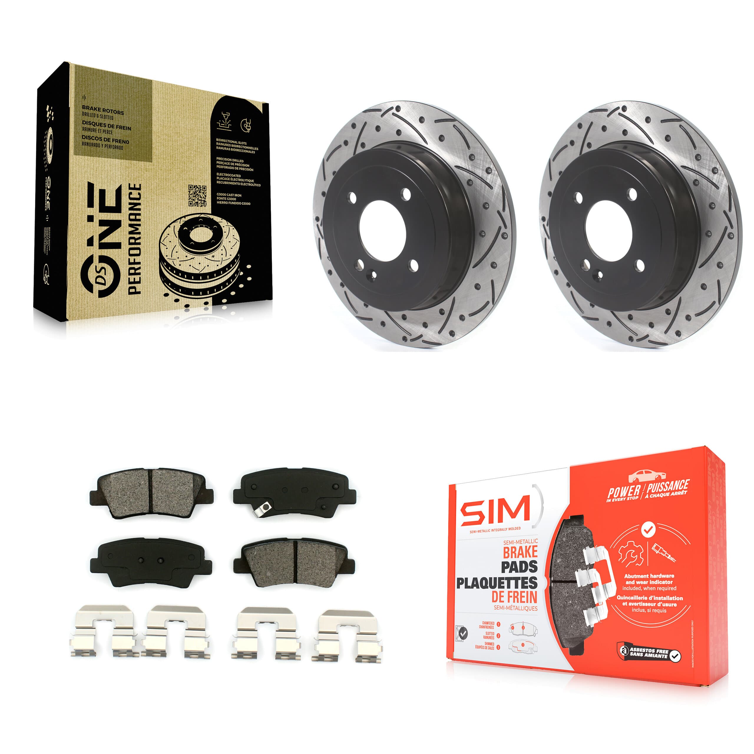 Transit Auto - KDS-100592 - Rear Disc Brake Kits image 1