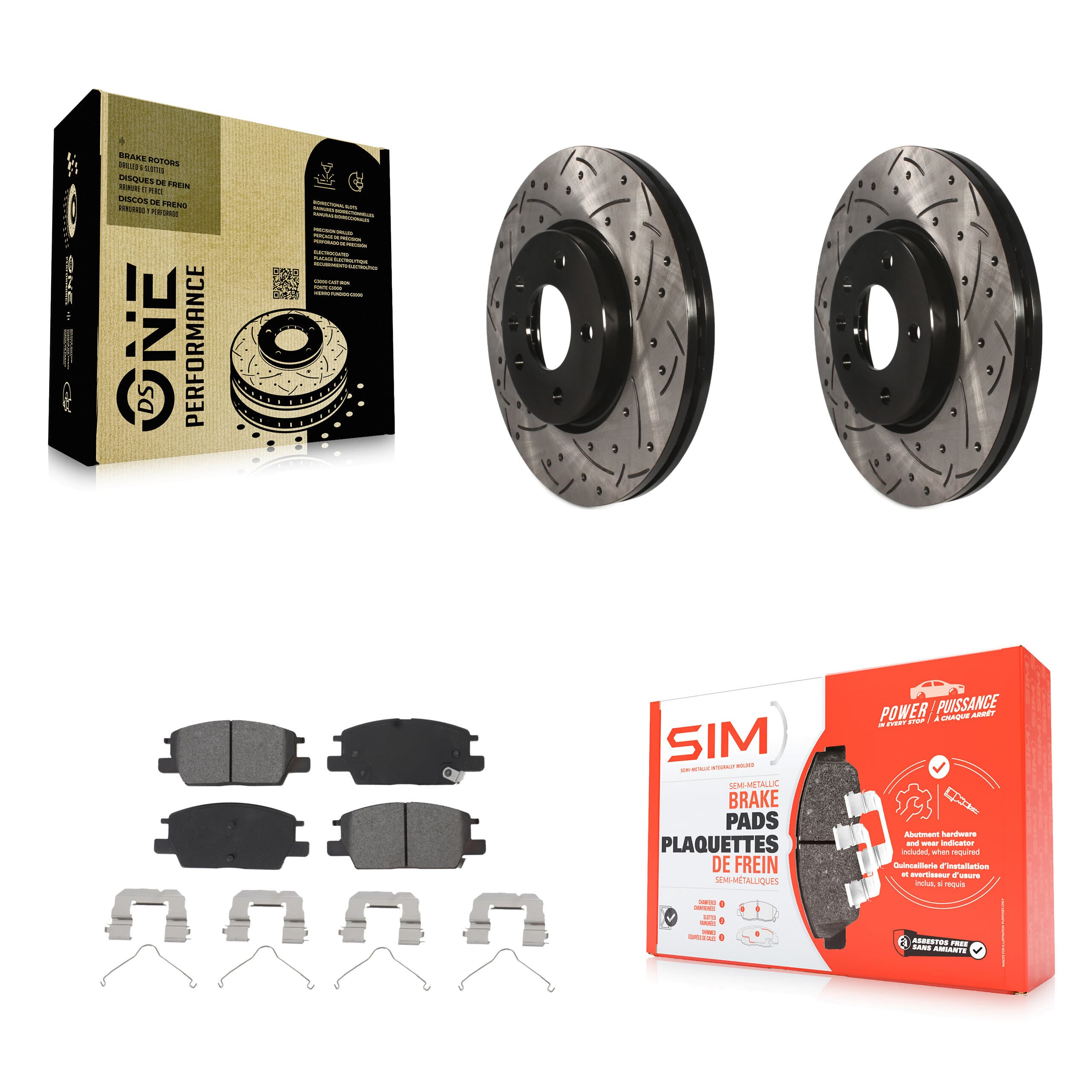 Transit Auto - KDS-100607 - Front Disc Brake Kits image 1