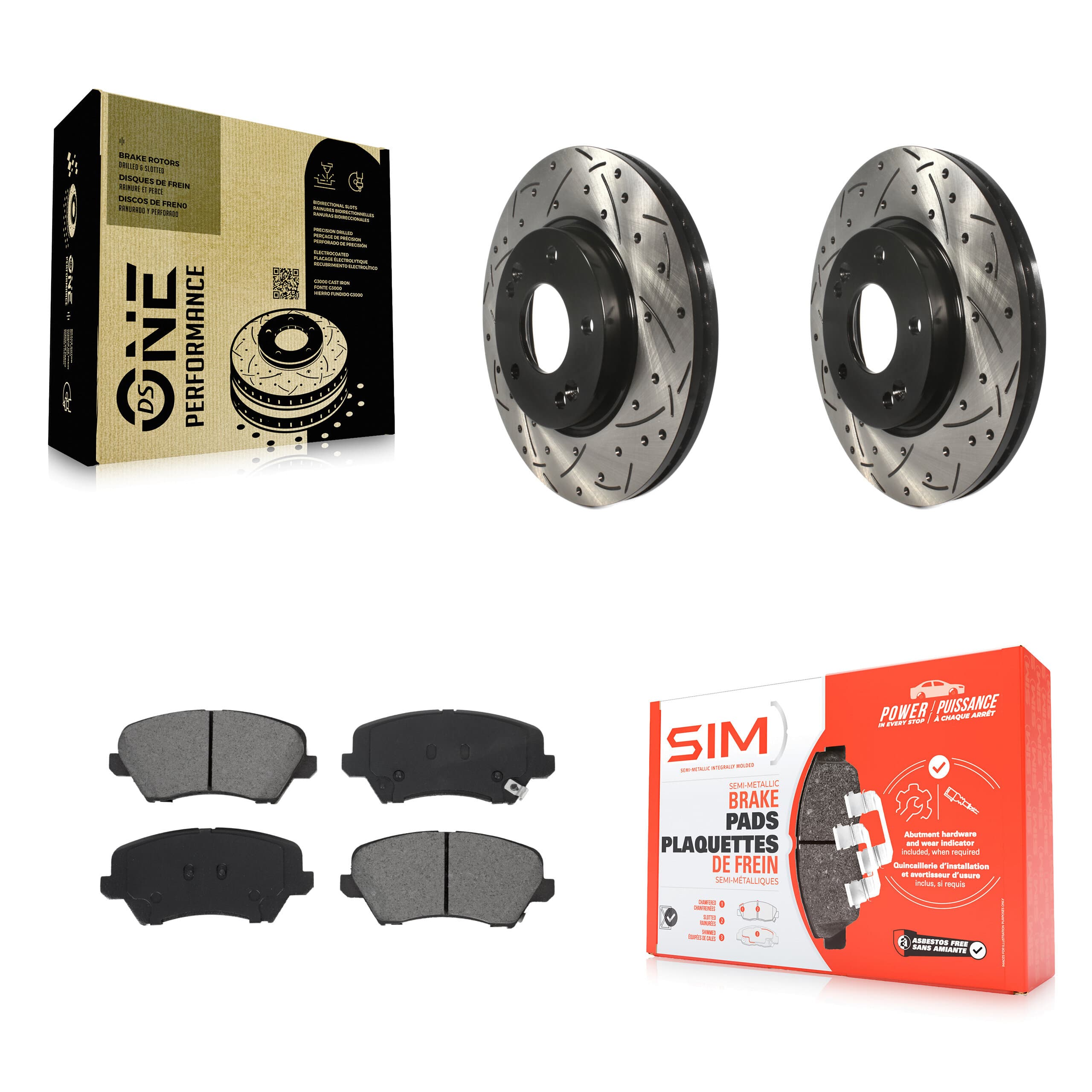 Transit Auto - KDS-100613 - Front Disc Brake Kits image 1