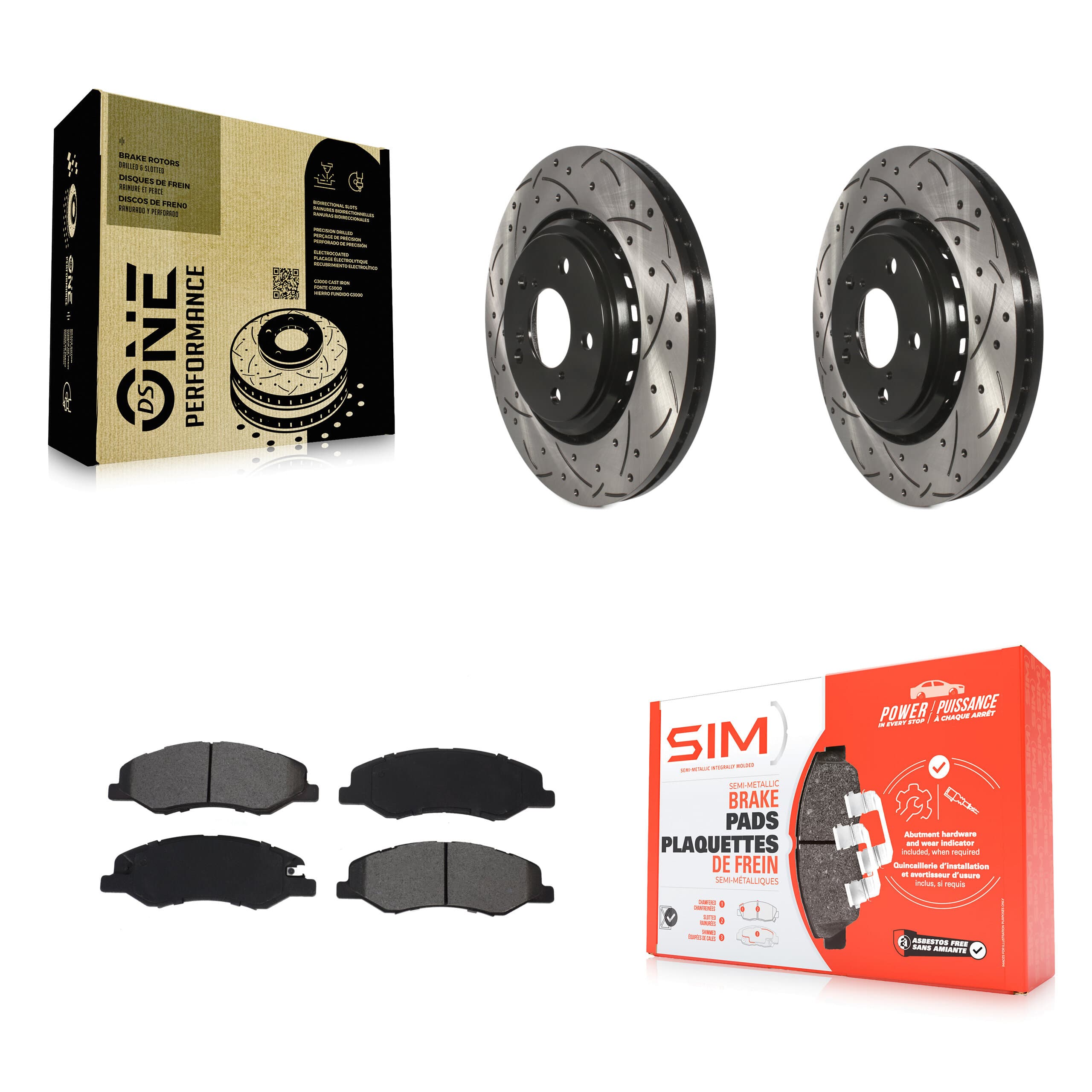 Transit Auto - KDS-100616 - Front Disc Brake Kits image 1