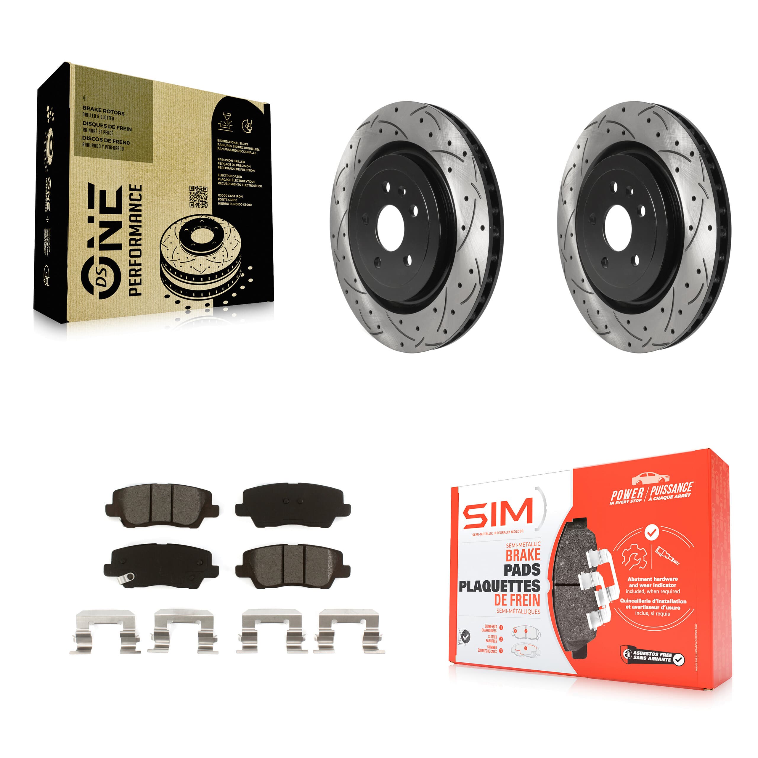 Transit Auto - KDS-100648 - Rear Disc Brake Kits image 1