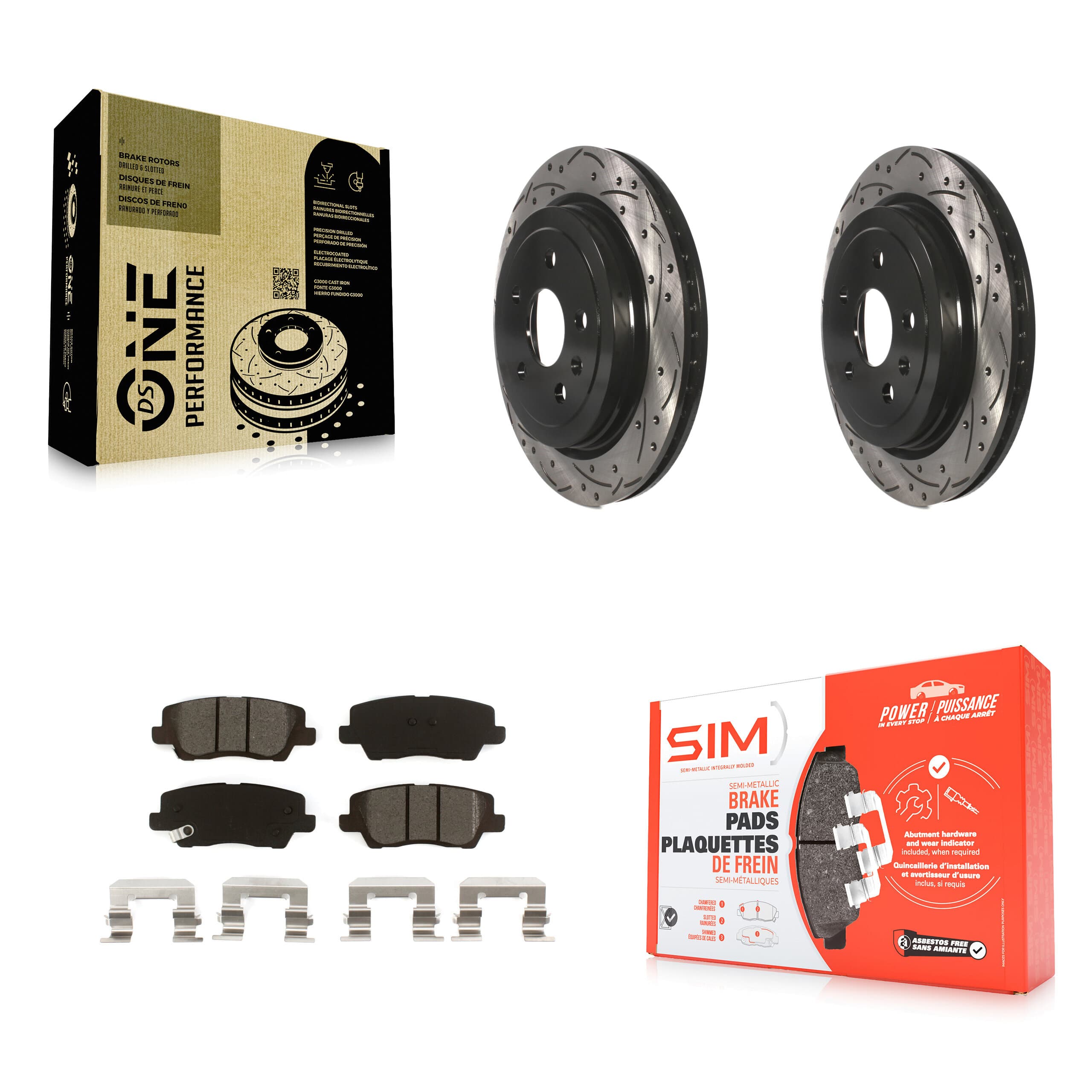 Transit Auto - KDS-100649 - Rear Disc Brake Kits image 1