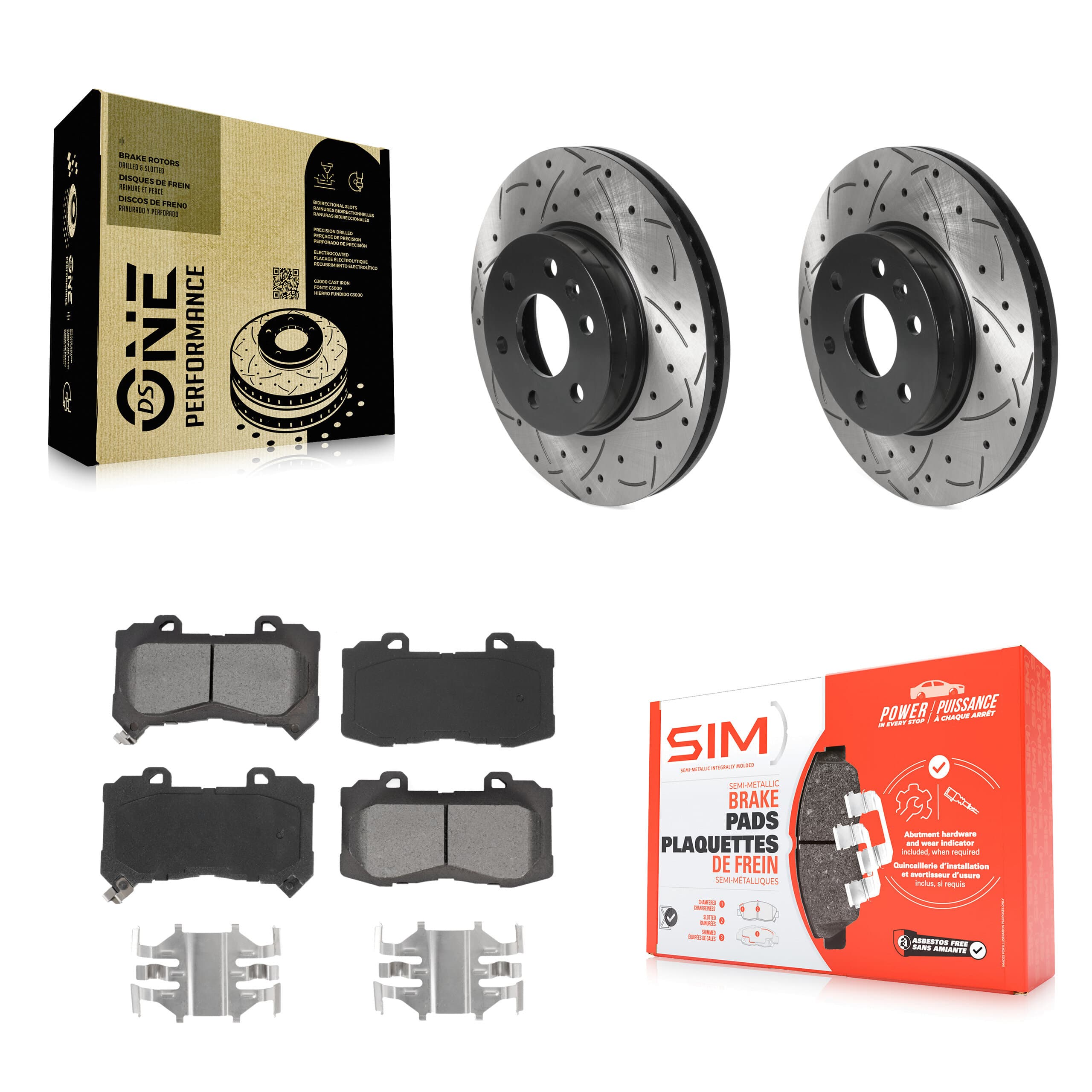 Transit Auto - KDS-100665 - Front Disc Brake Kits image 1