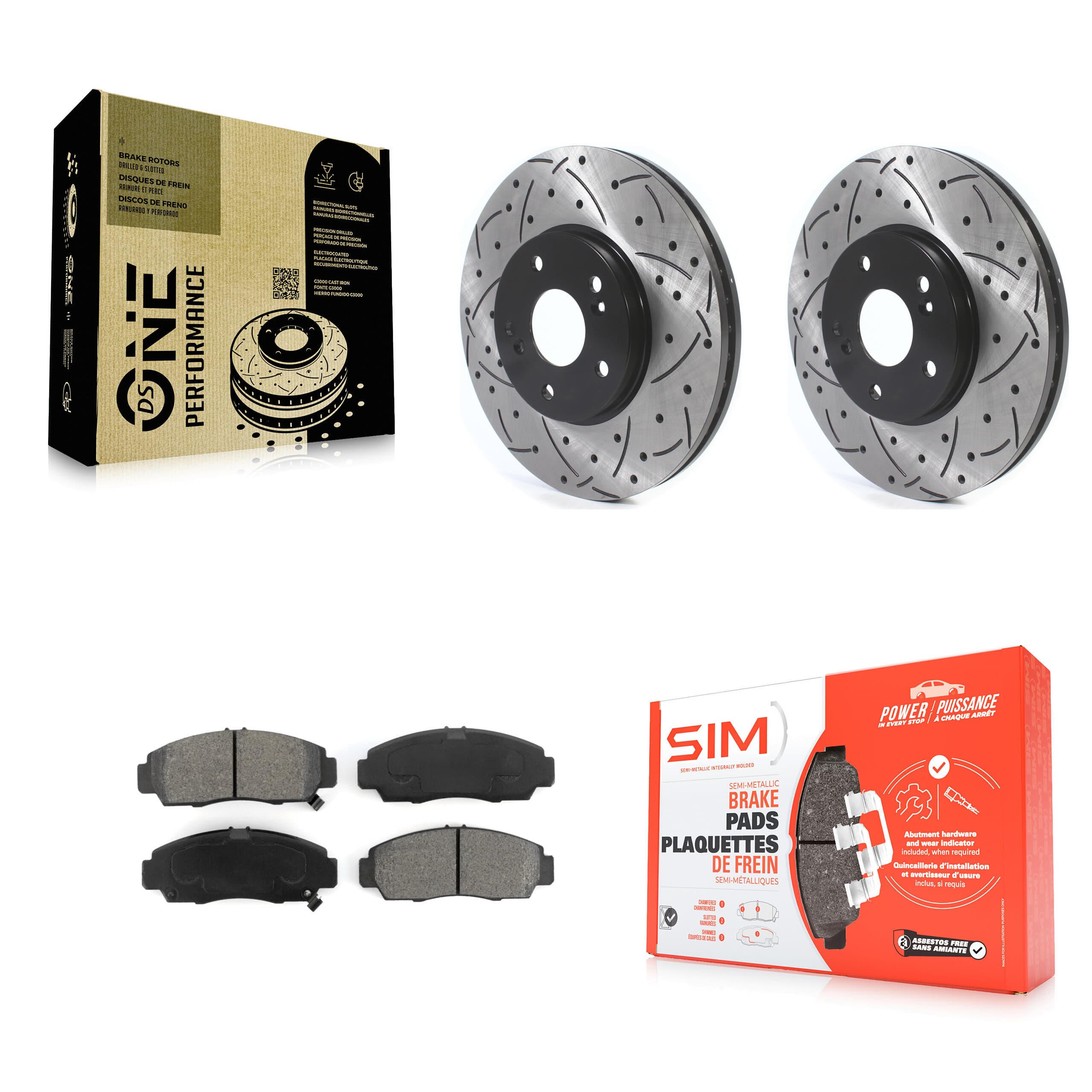 Transit Auto - KDS-100670 - Front Disc Brake Kits image 1