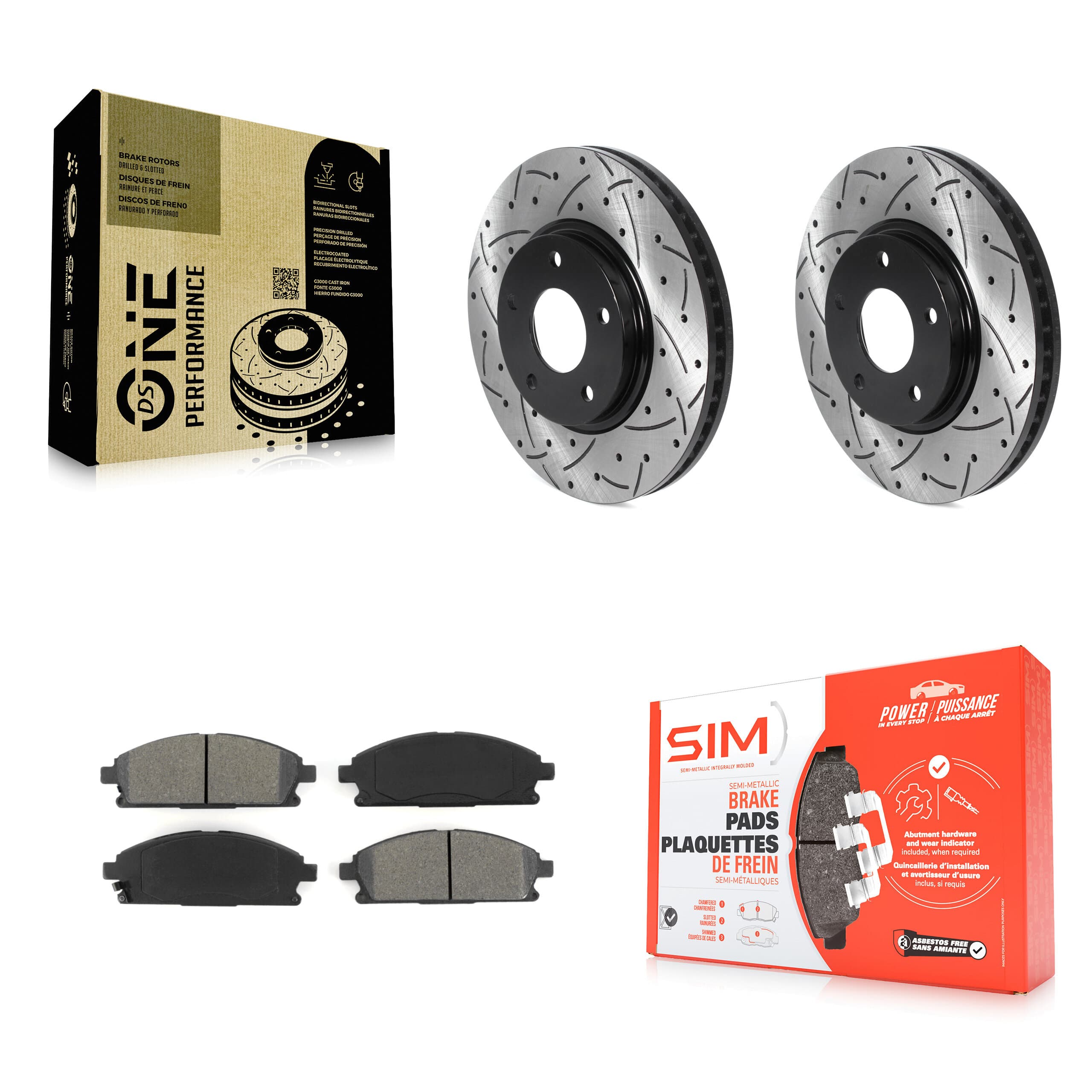 Transit Auto - KDS-100677 - Front Disc Brake Kits image 1