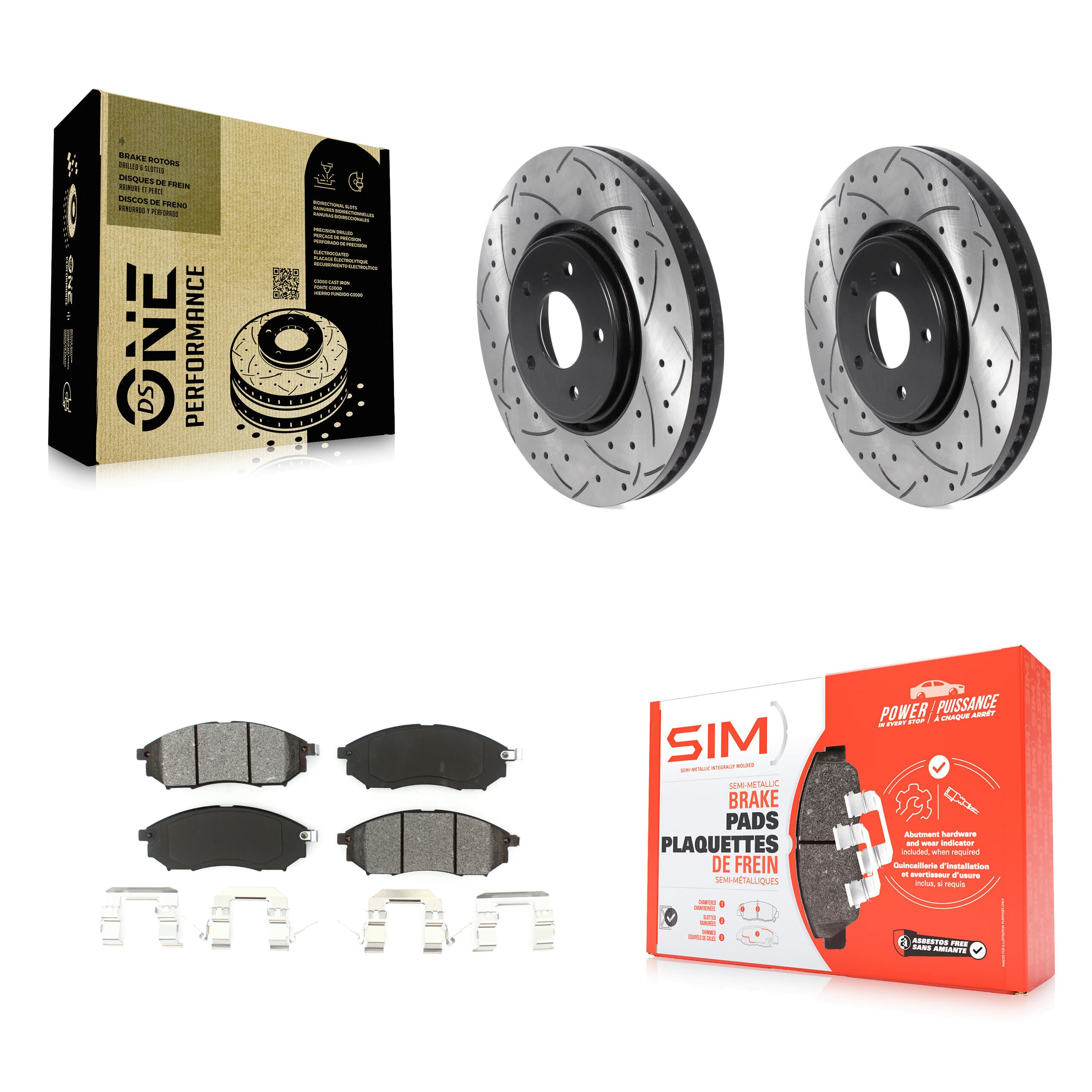 Transit Auto - KDS-100683 - Front Disc Brake Kits image 1