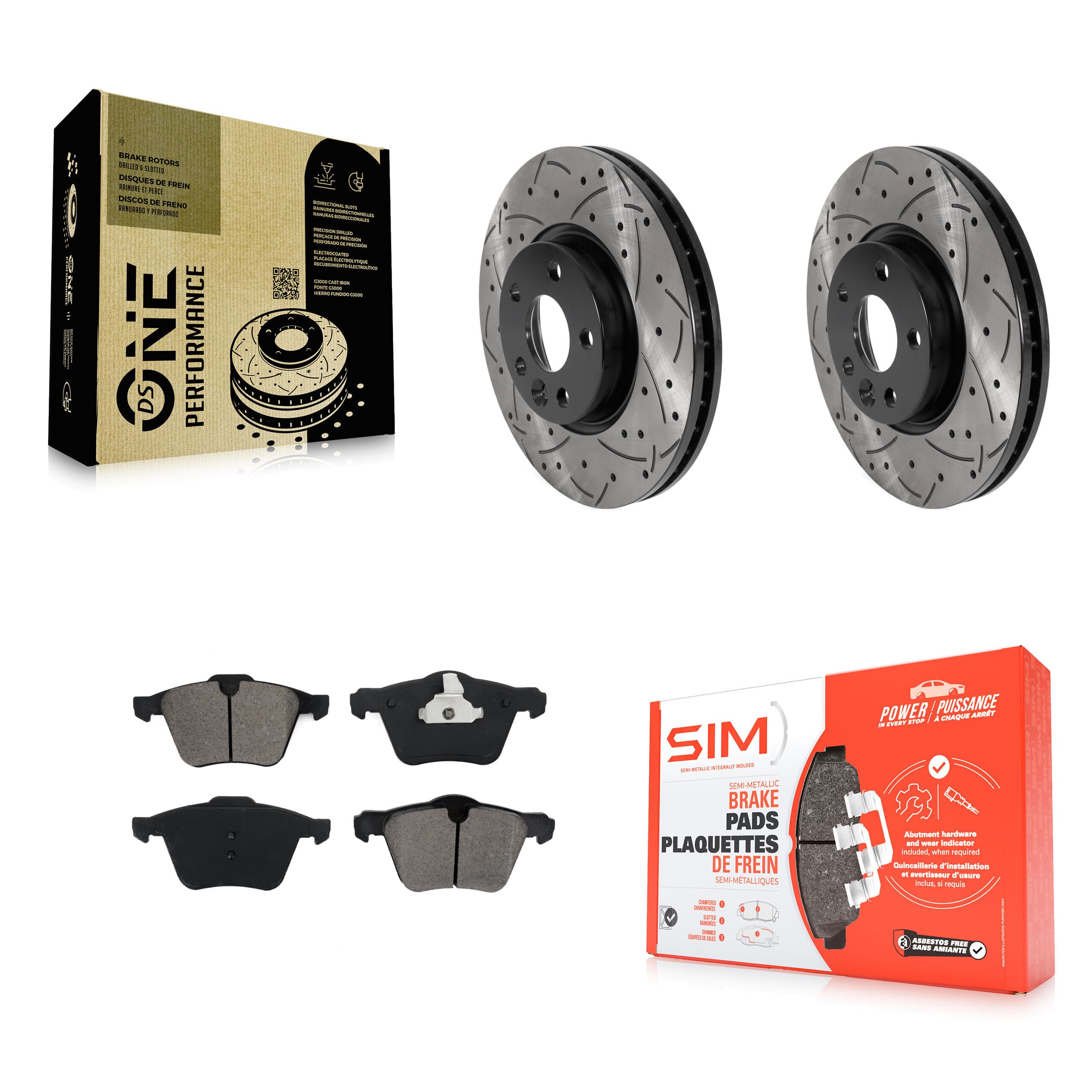 Transit Auto - KDS-100688 - Front Disc Brake Kits image 1