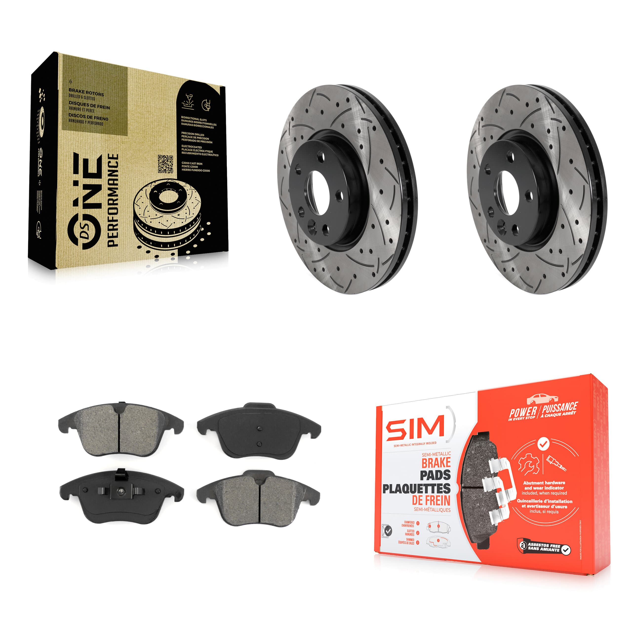 Transit Auto - KDS-100689 - Front Disc Brake Kits image 1