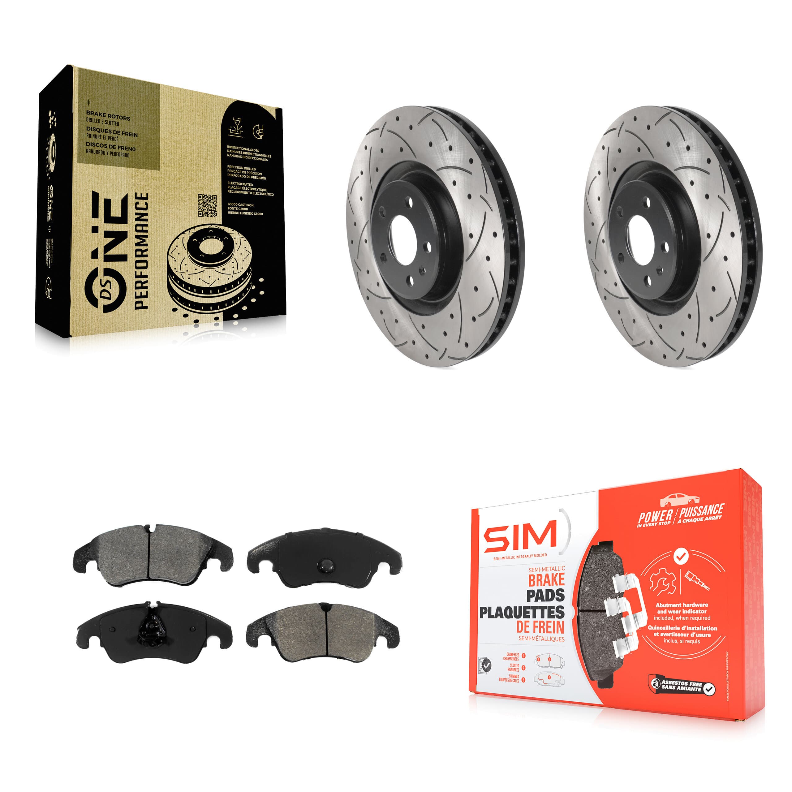 Transit Auto - KDS-100697 - Front Disc Brake Kits image 1