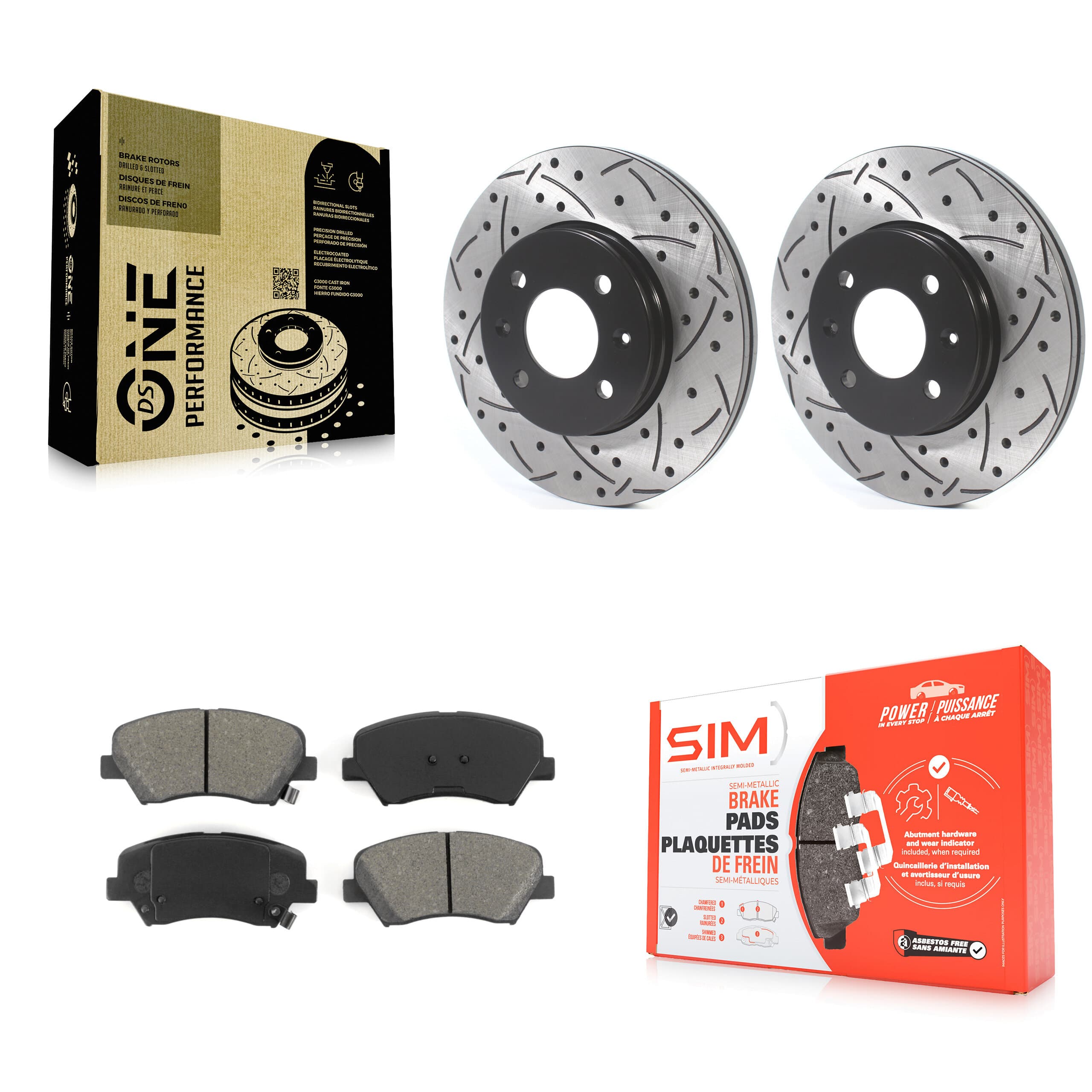 Transit Auto - KDS-100700 - Front Disc Brake Kits image 1