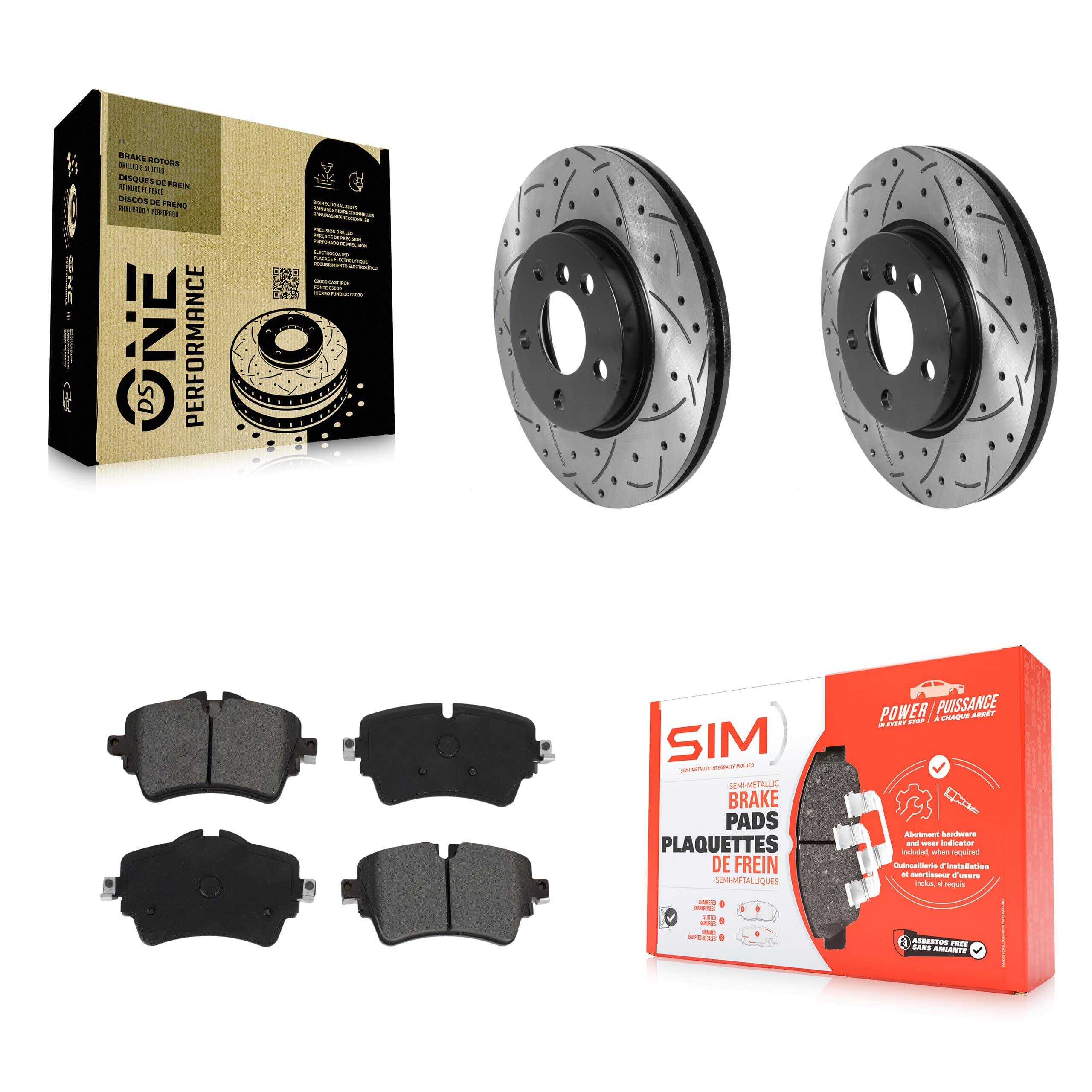 Transit Auto - KDS-100703 - Front Disc Brake Kits image 1