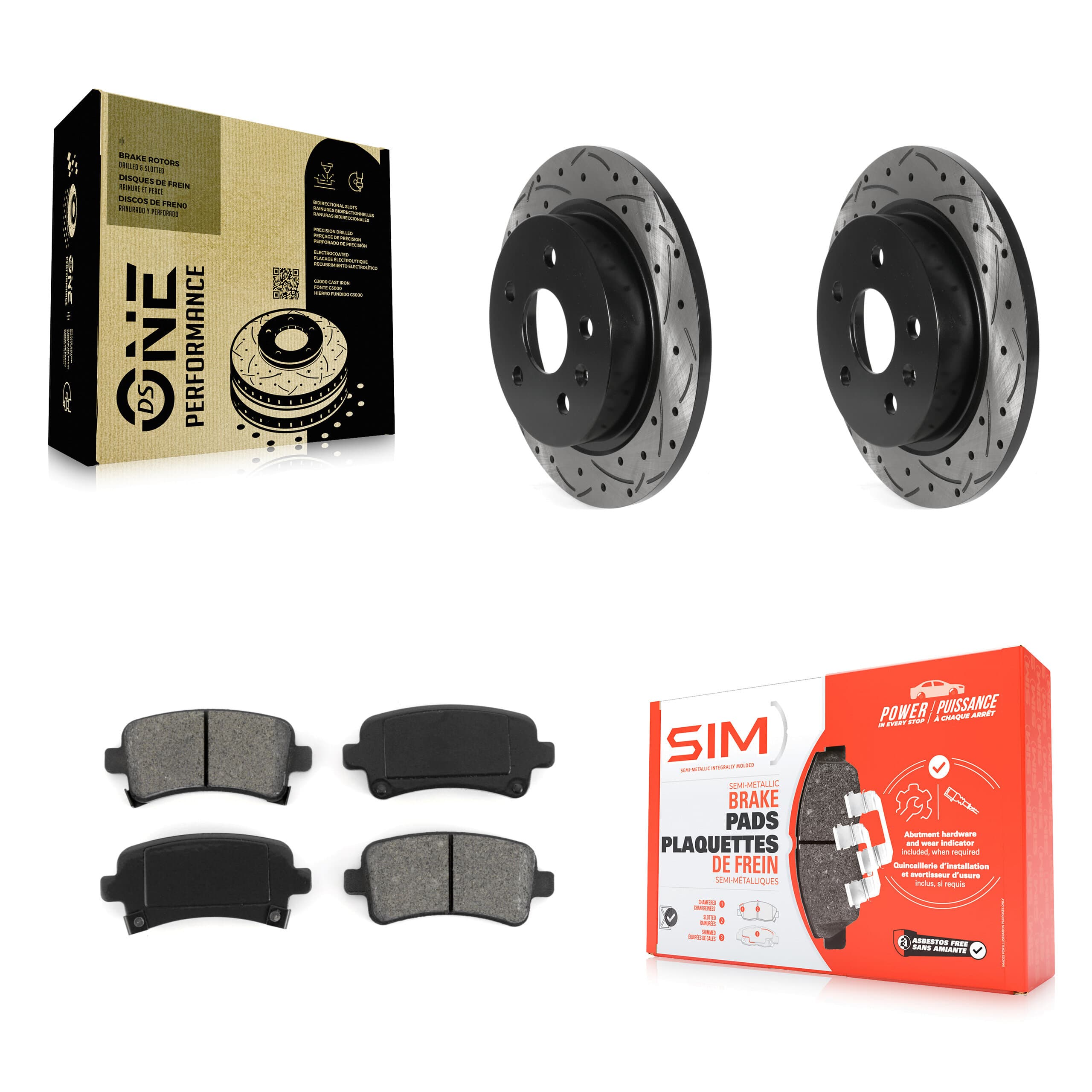 Transit Auto - KDS-100782 - Rear Disc Brake Kits image 1