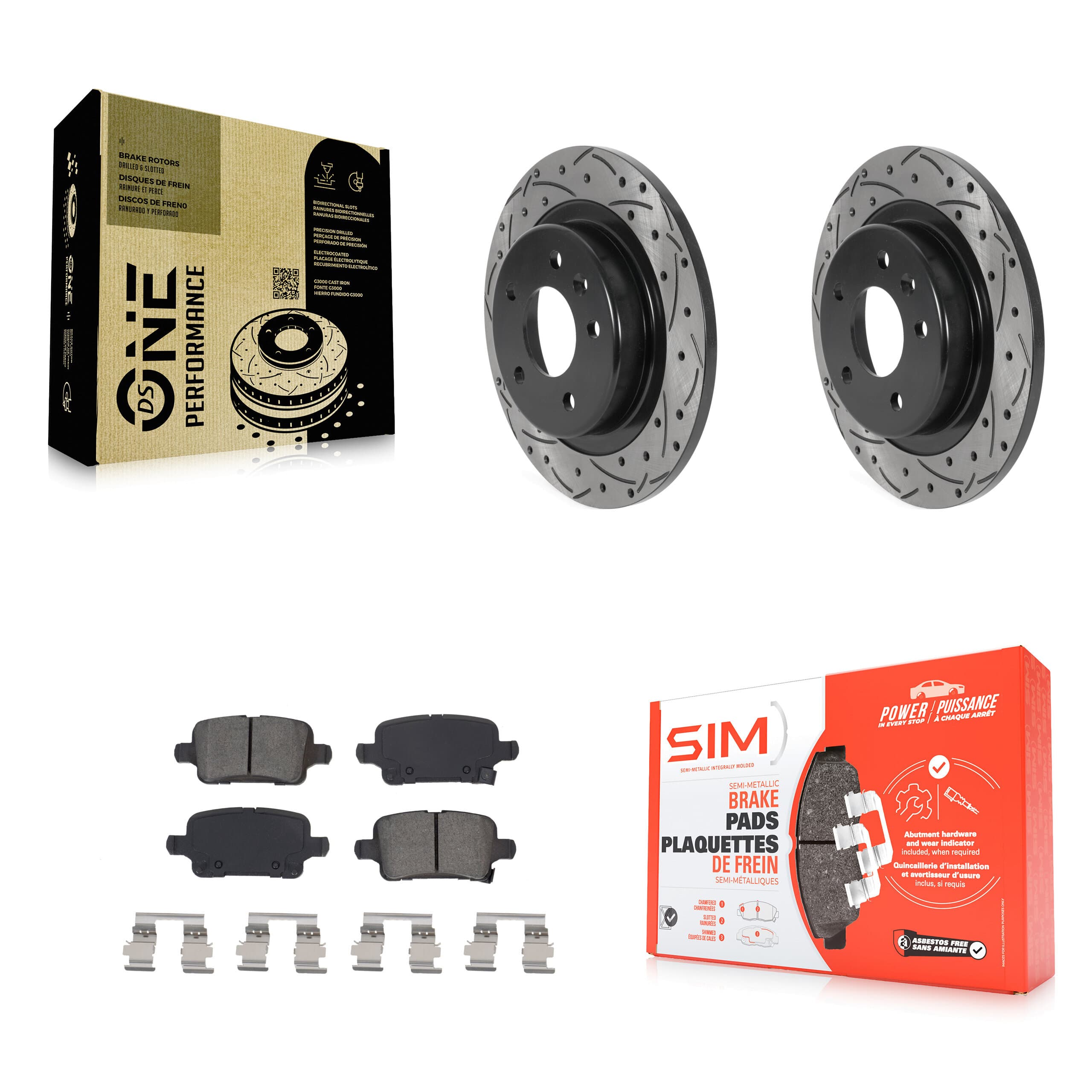 Transit Auto - KDS-100783 - Rear Disc Brake Kits image 1