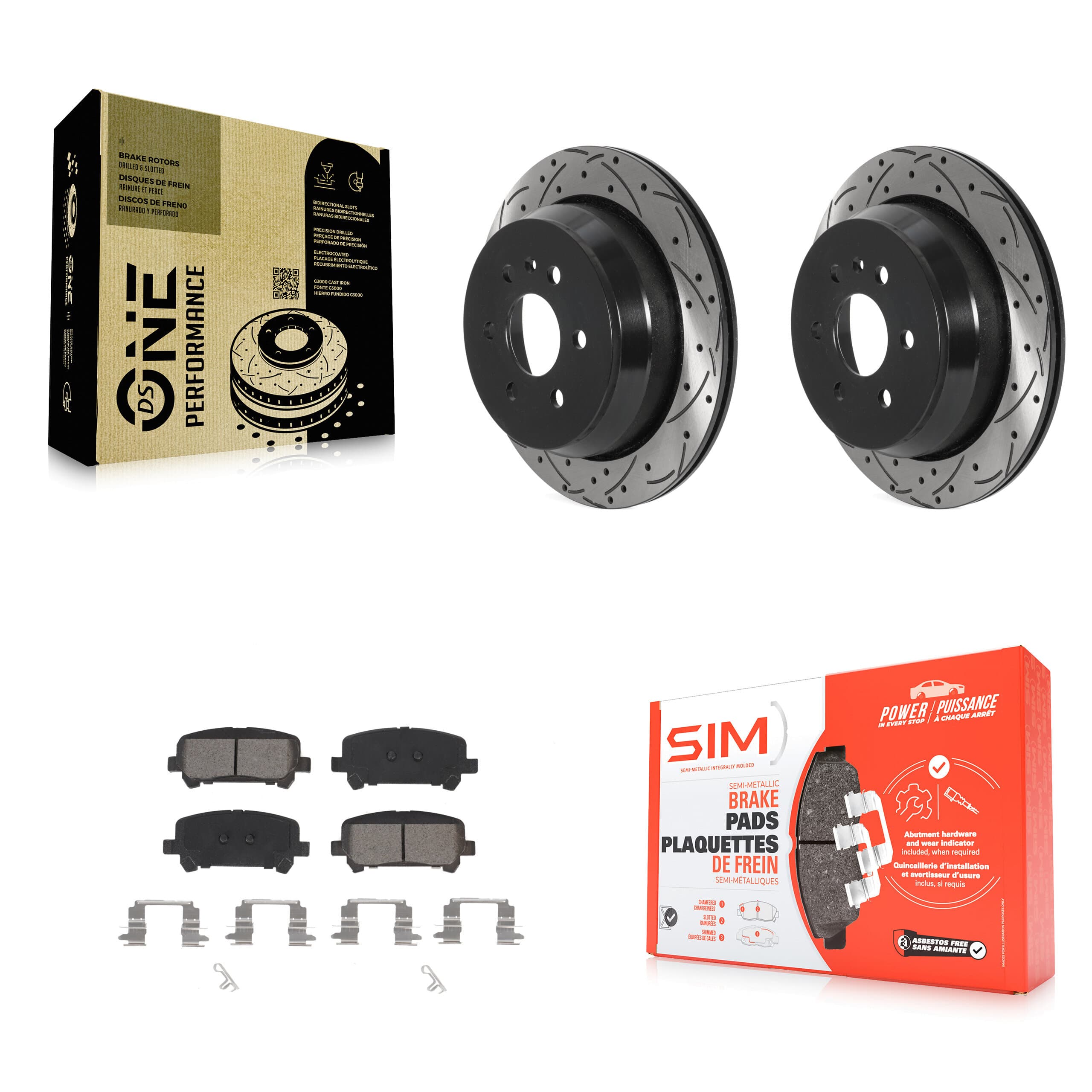 Transit Auto - KDS-100785 - Rear Disc Brake Kits image 1