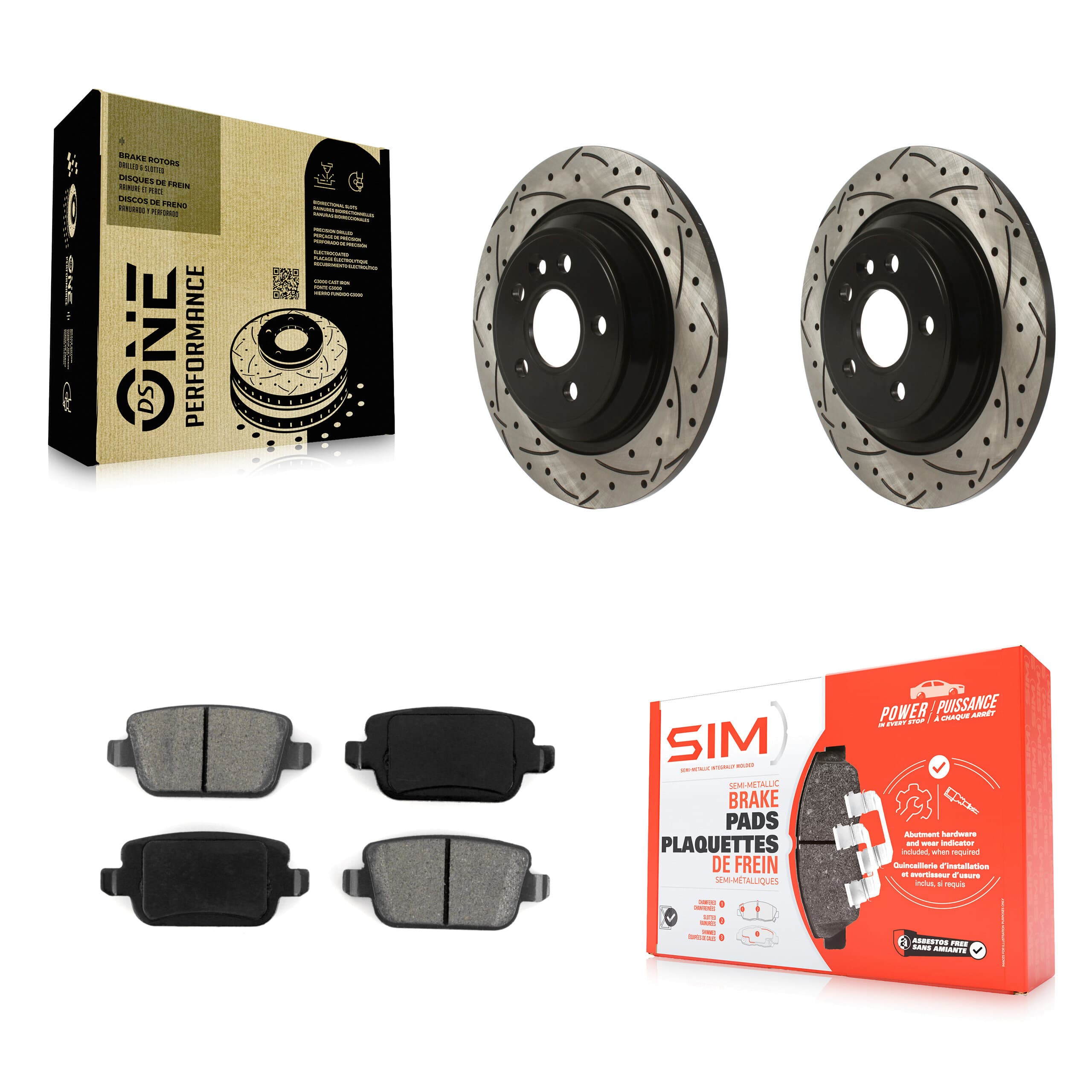 Transit Auto - KDS-100808 - Rear Disc Brake Kits image 1