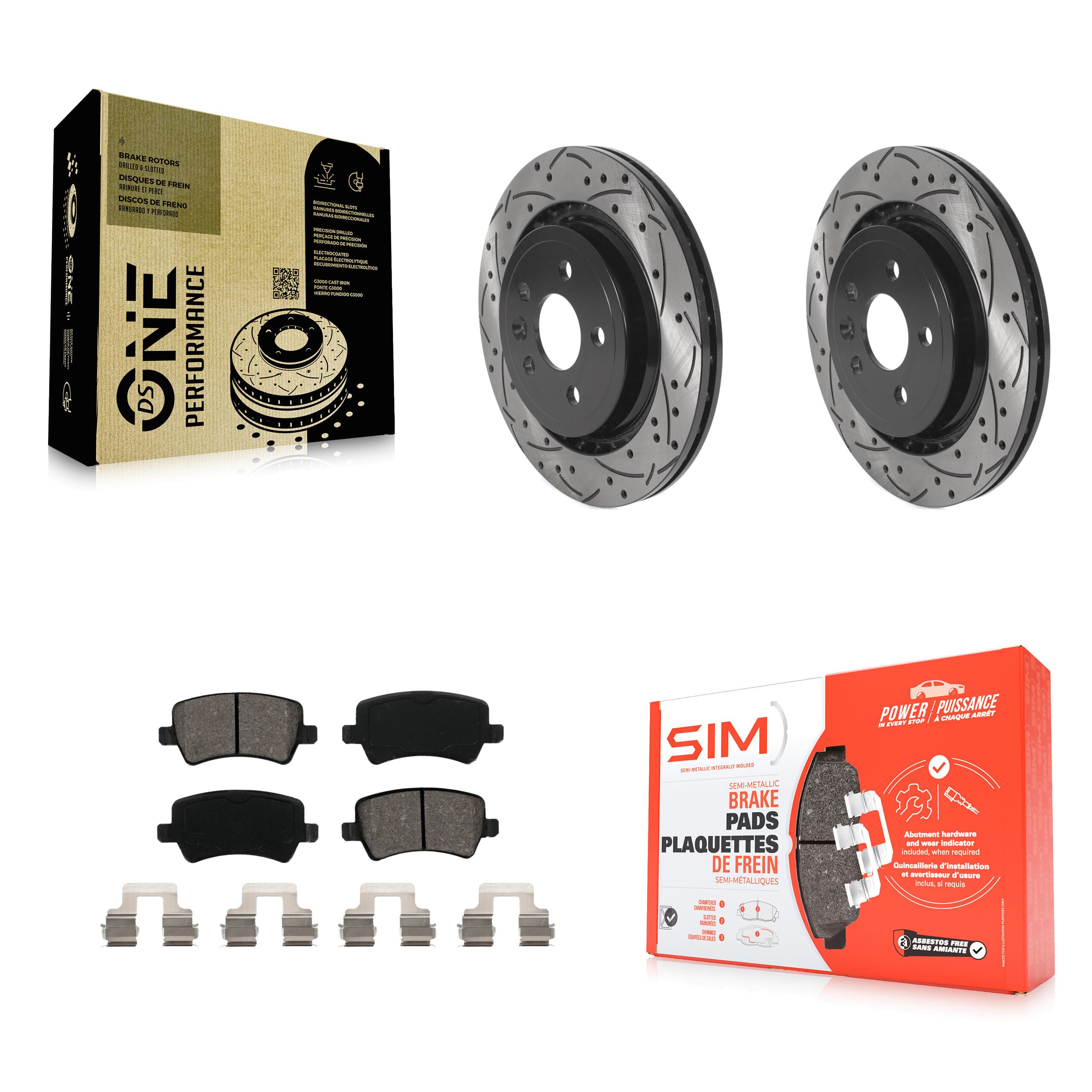 Transit Auto - KDS-100809 - Rear Disc Brake Kits image 1