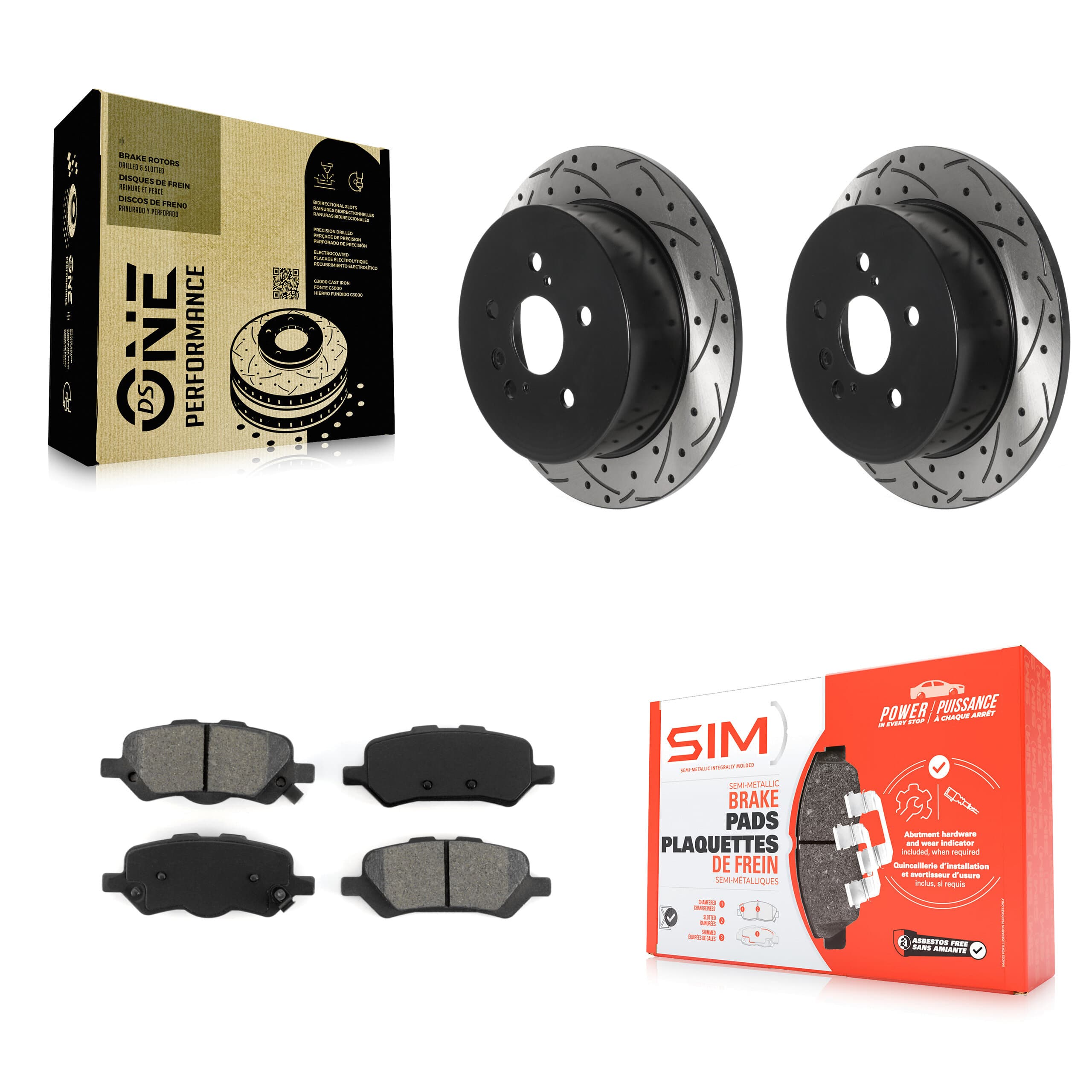 Transit Auto - KDS-100812 - Rear Disc Brake Kits image 1