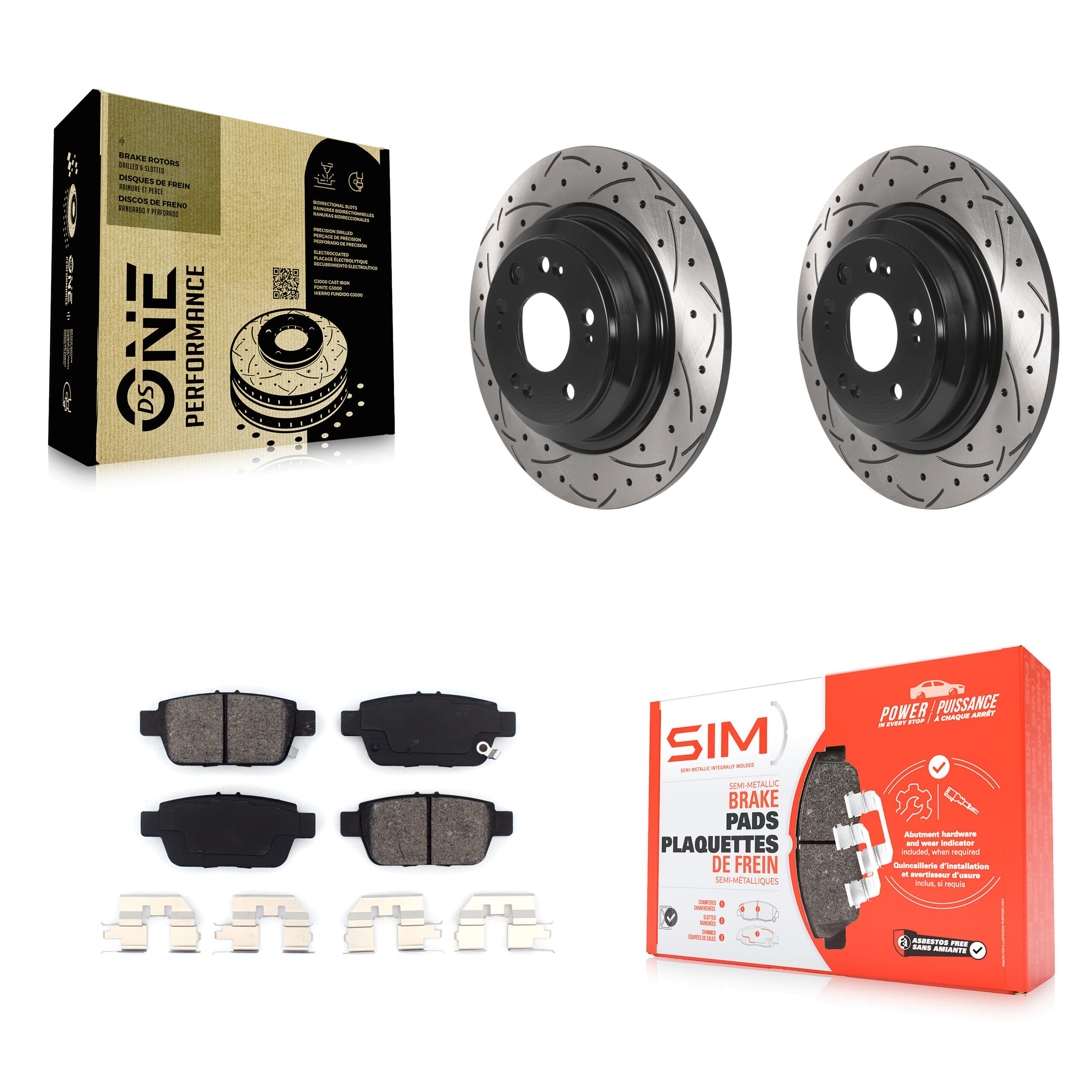 Transit Auto - KDS-100813 - Rear Disc Brake Kits image 1