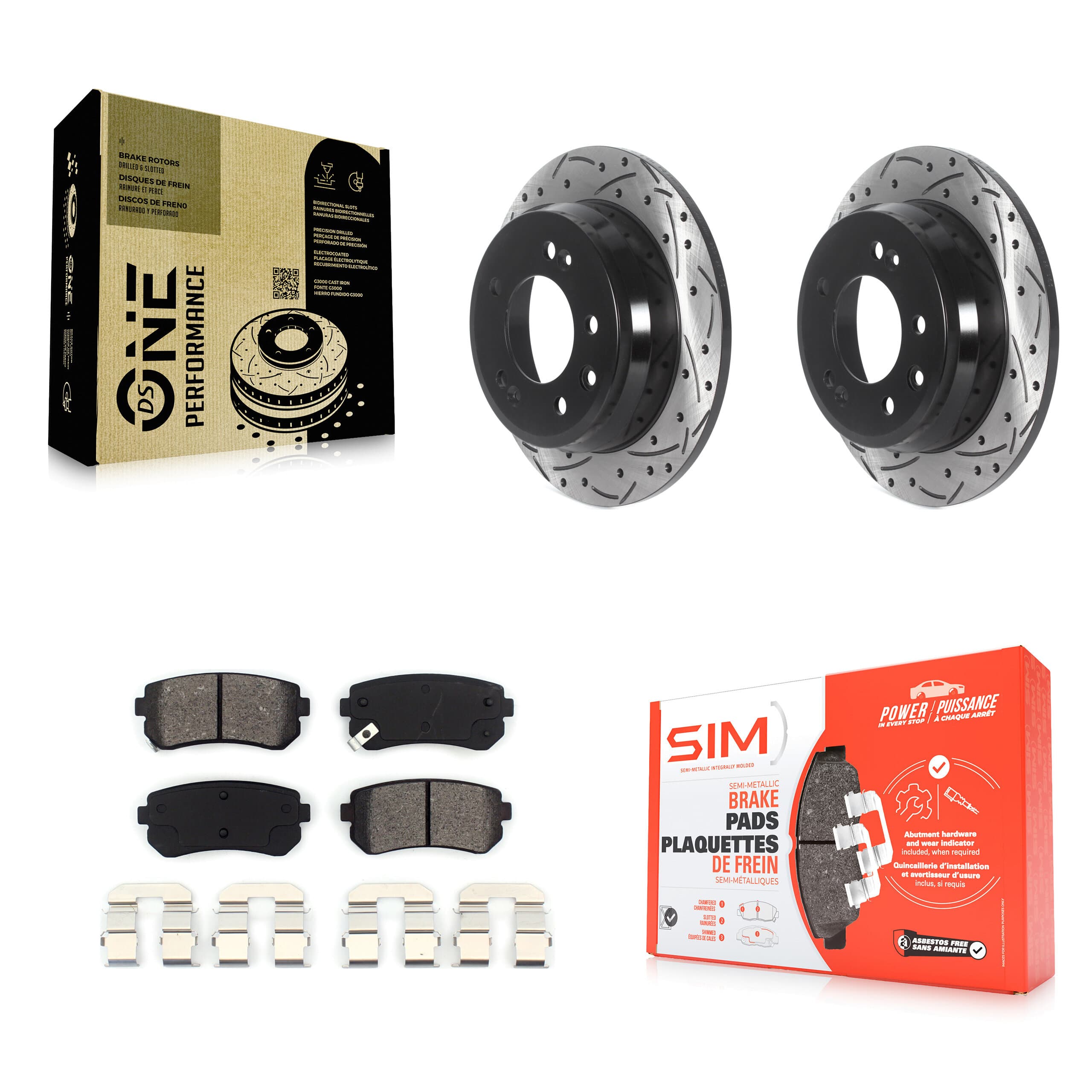 Transit Auto - KDS-100815 - Rear Disc Brake Kits image 1