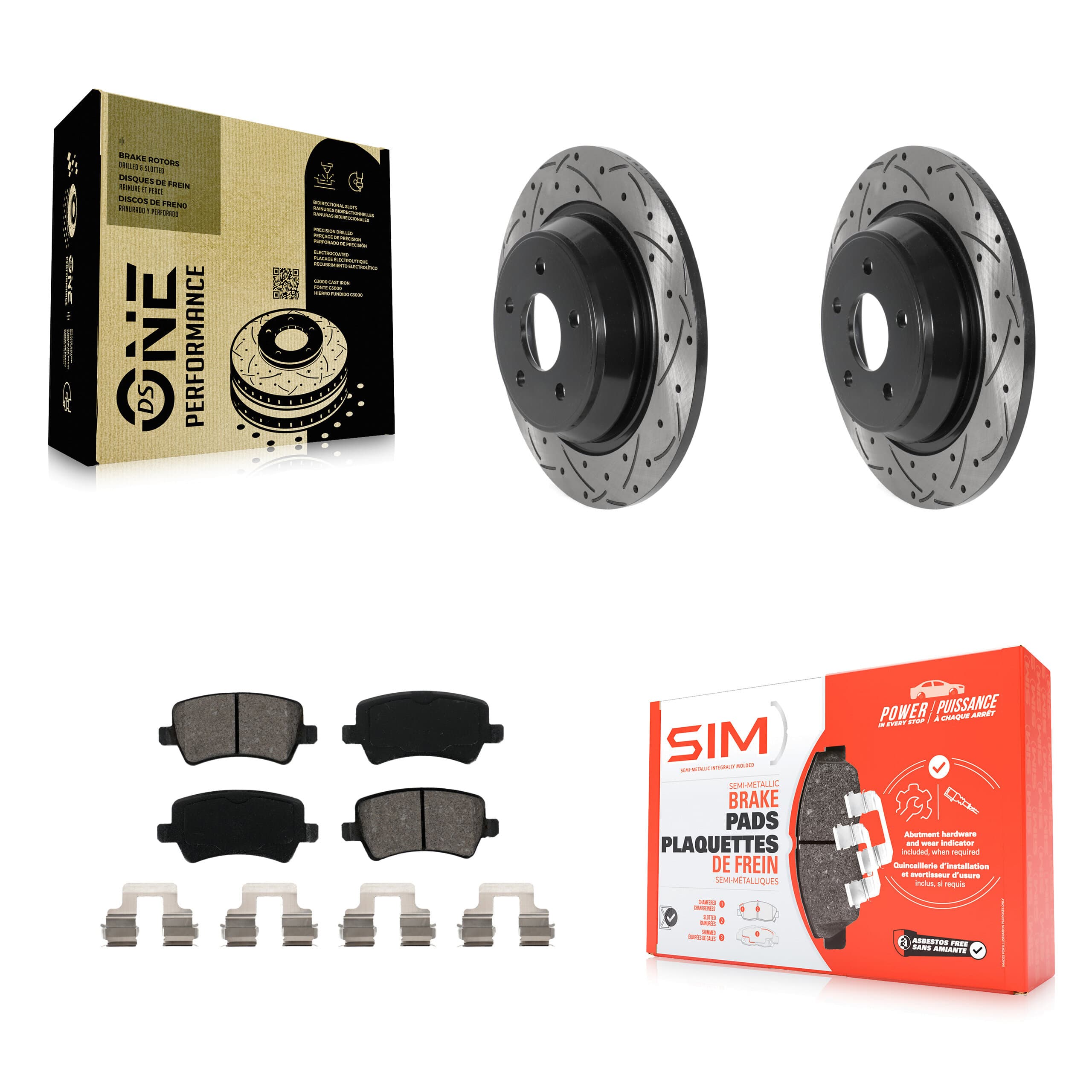Transit Auto - KDS-100816 - Rear Disc Brake Kits image 1