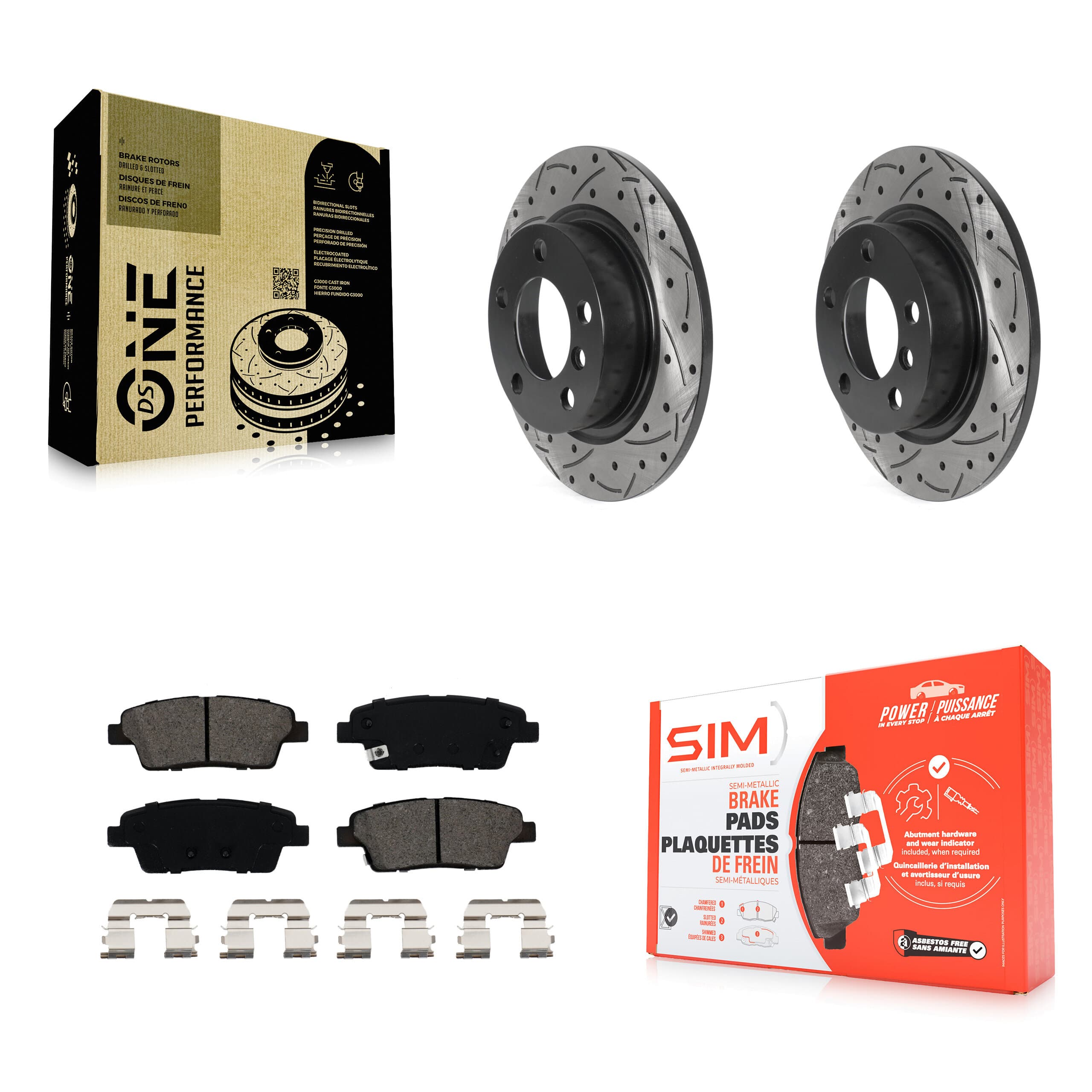 Transit Auto - KDS-100817 - Rear Disc Brake Kits image 1