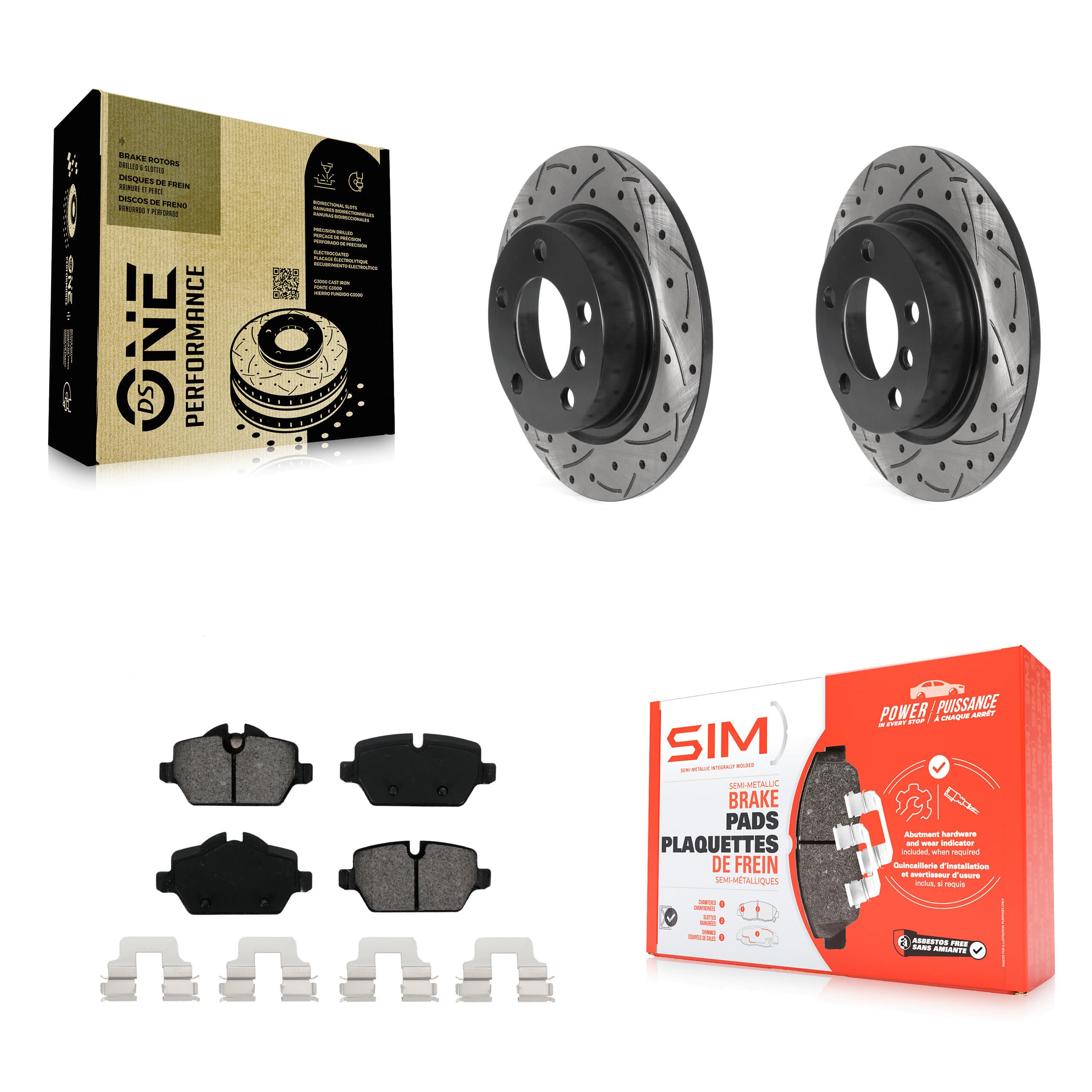 Transit Auto - KDS-100818 - Rear Disc Brake Kits image 1