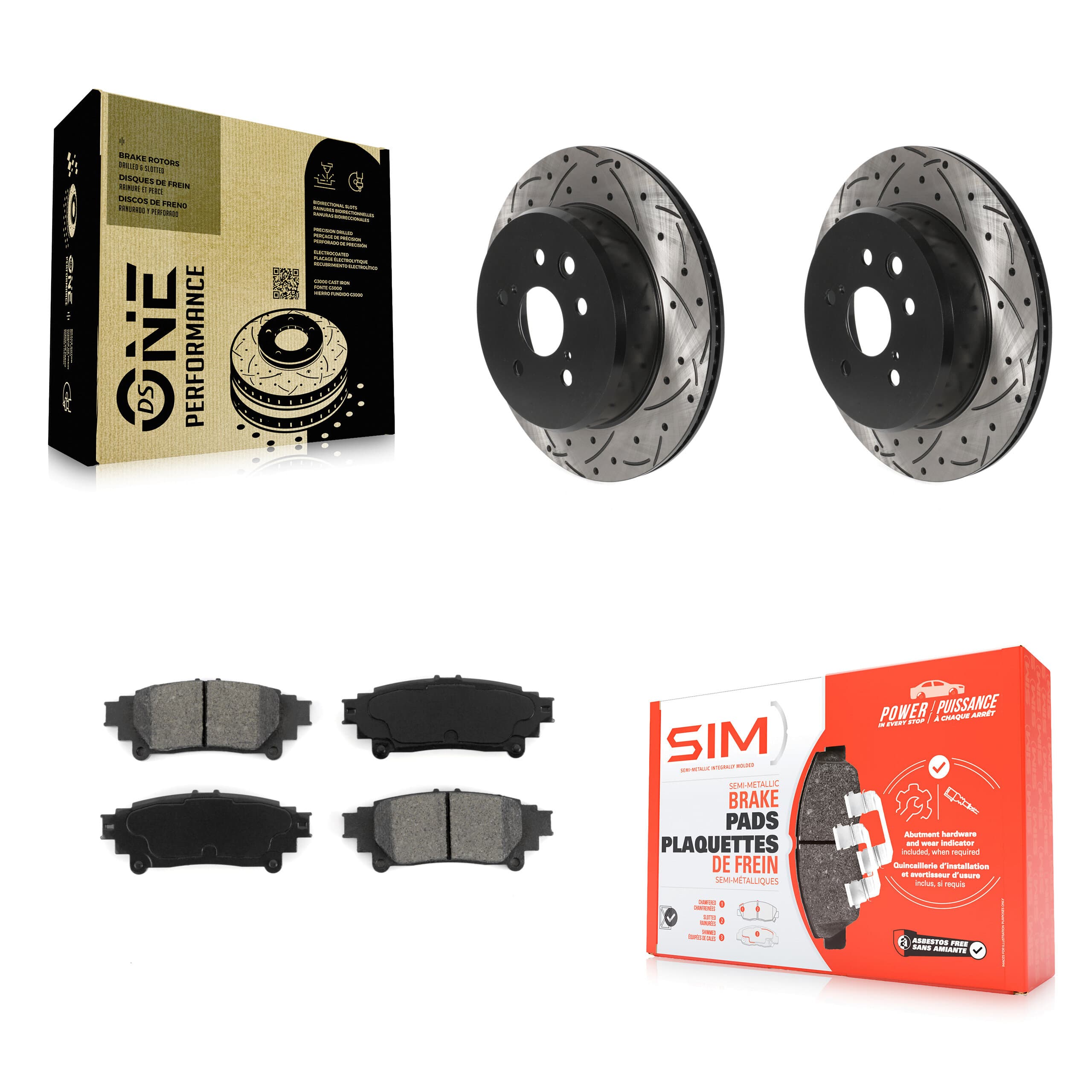 Transit Auto - KDS-100819 - Rear Disc Brake Kits image 1